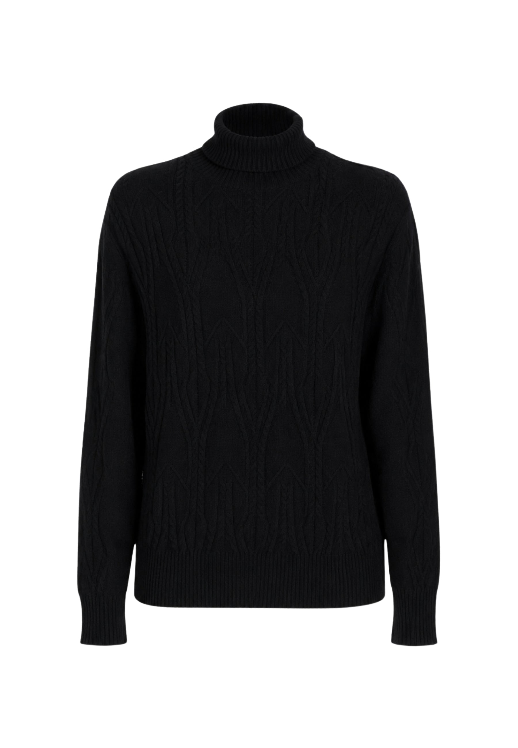 Influencer- Maglia Dolcevita a Trecce