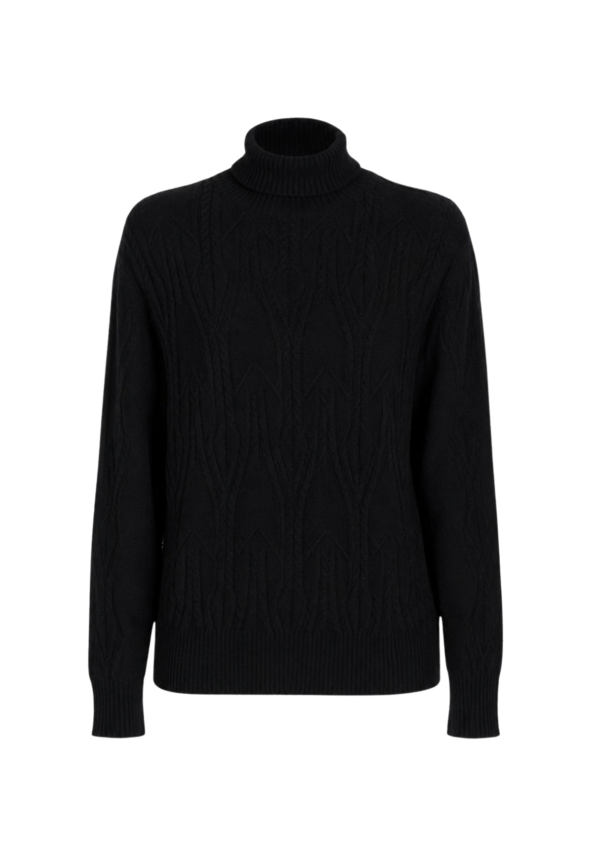 Influencer- Maglia Dolcevita a Trecce