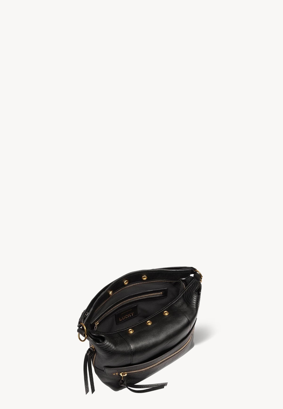 Jérôme Dreyfuss - Borsa Lucky Hobo in pelle con dettagli oro