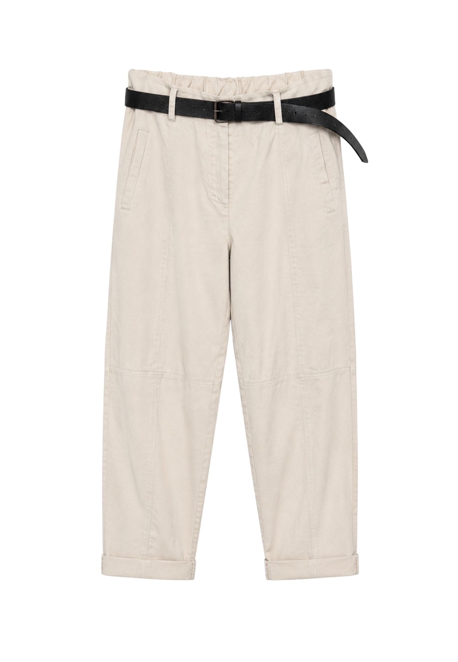 Pantalone KIKISIX in Cotone Stretch con Cintura