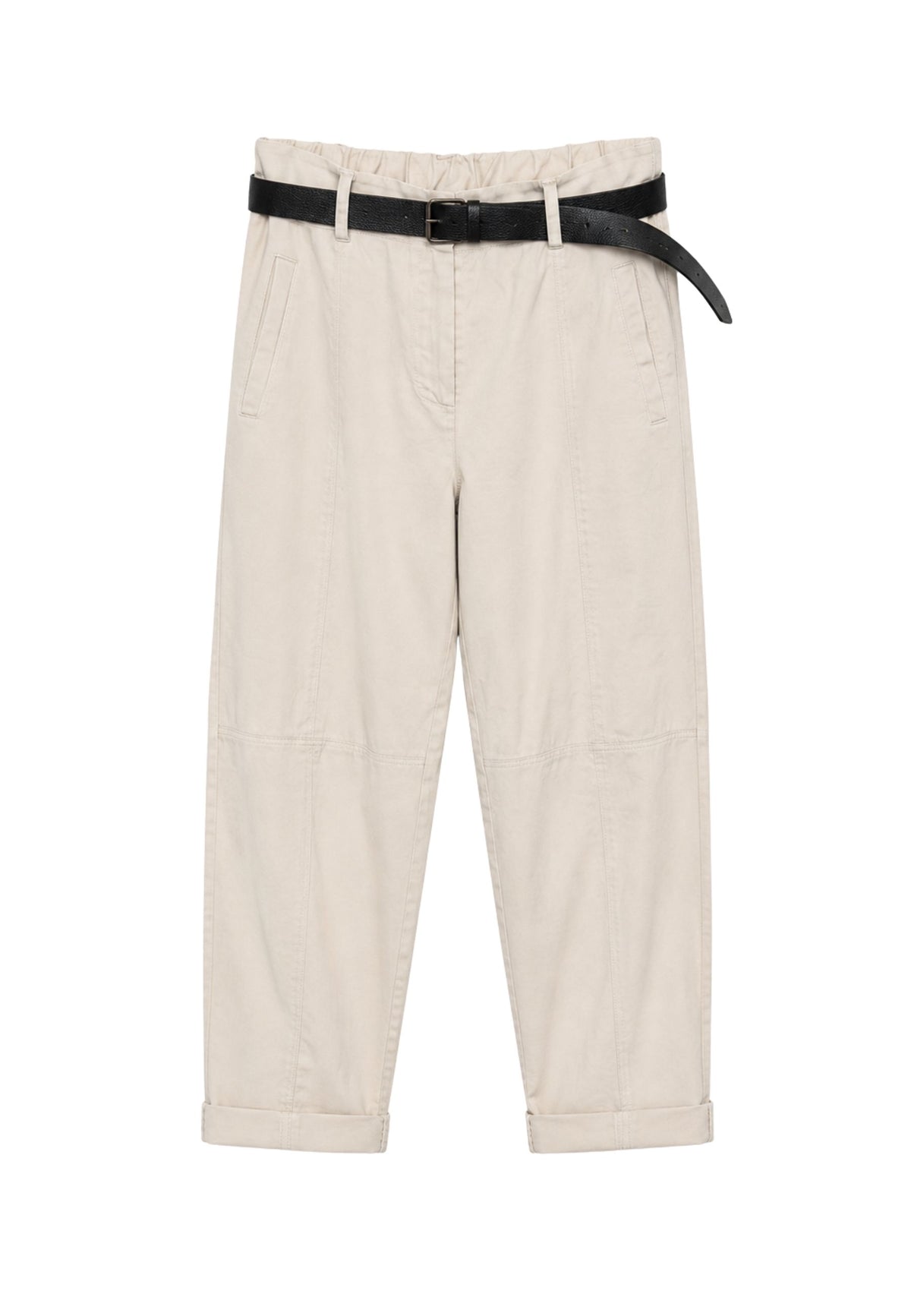 Pantalone KIKISIX in Cotone Stretch con Cintura