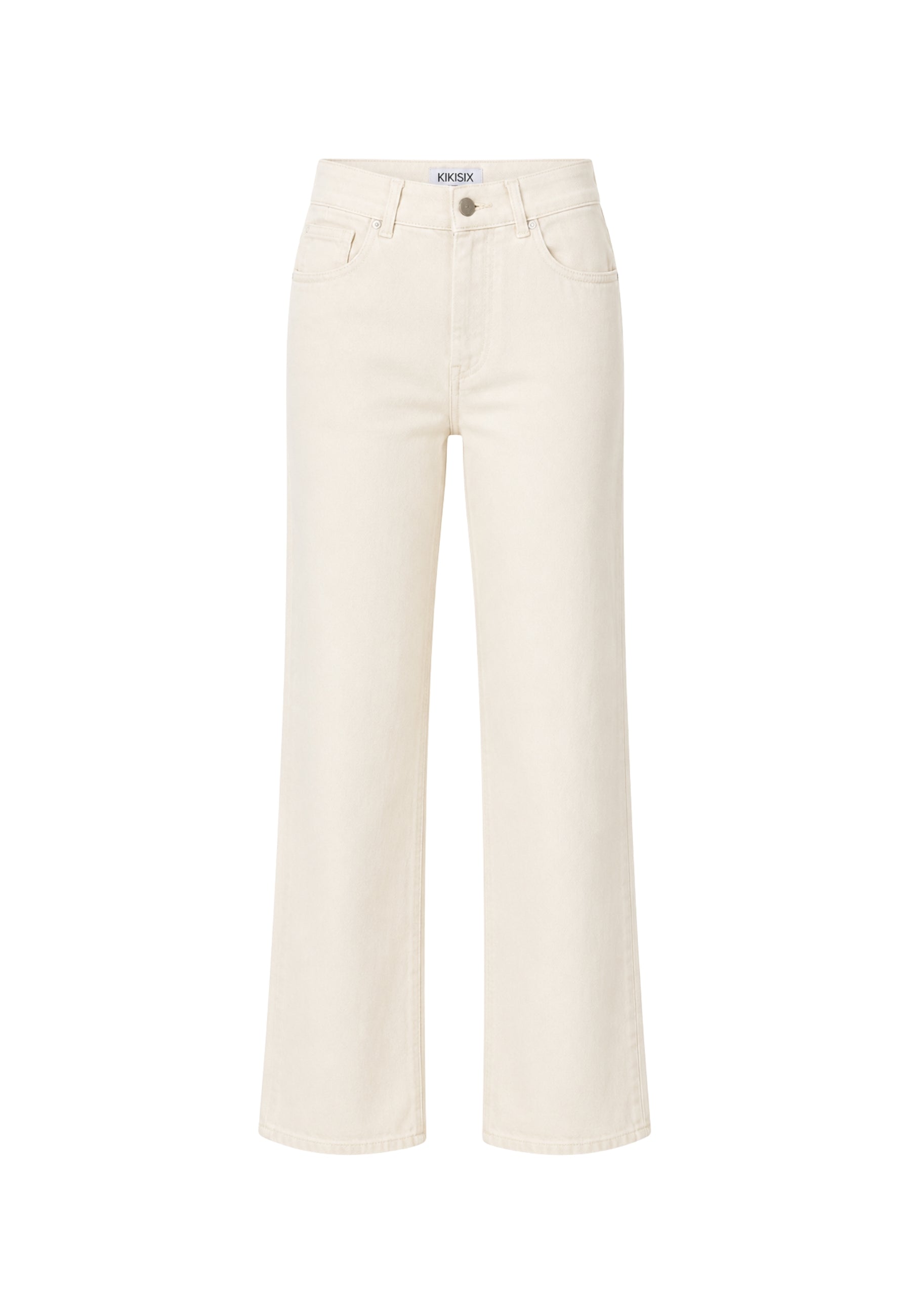 KIKISIX Jeans Panna in Cotone