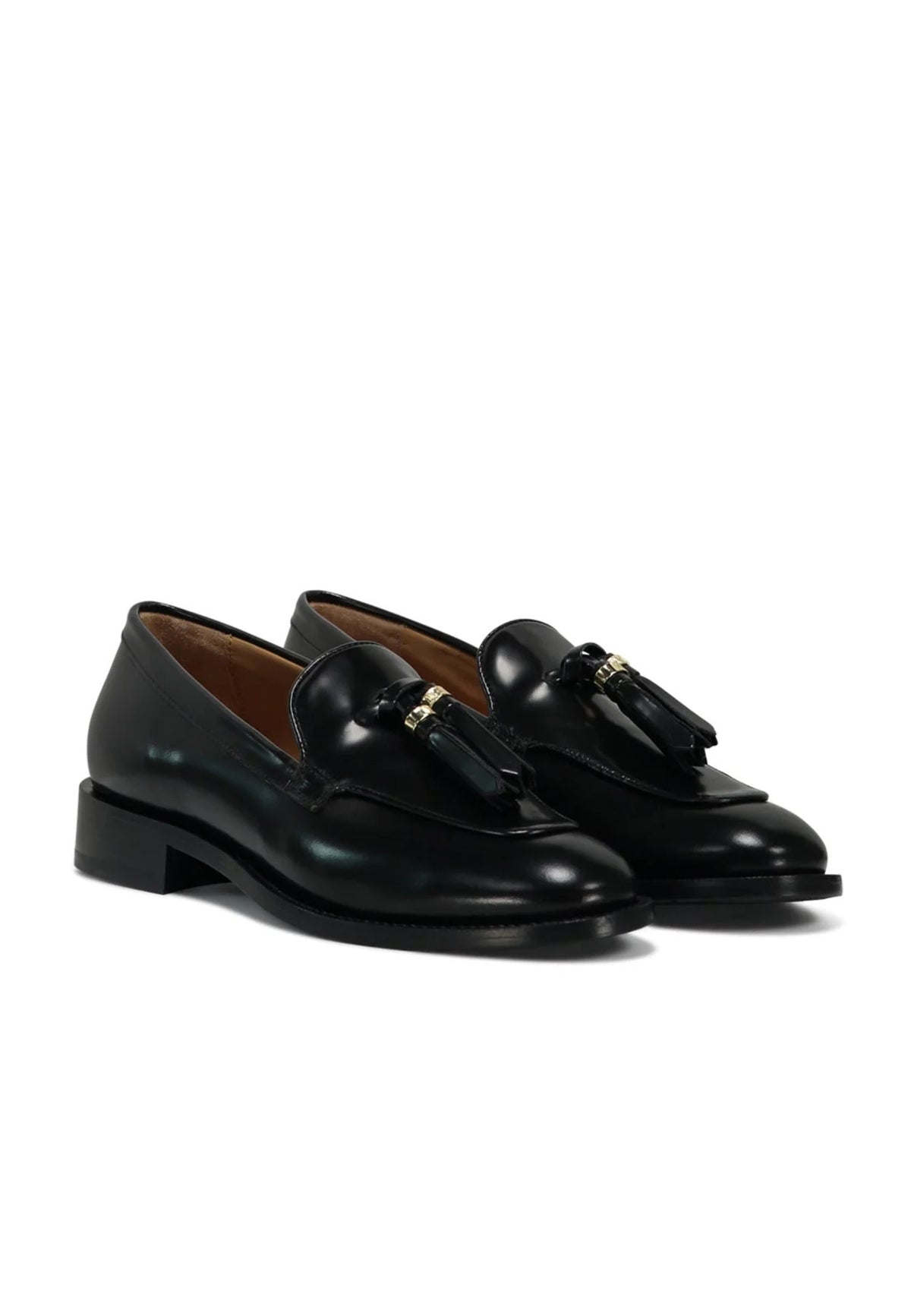 Mocassini Max Mara Menloafer in Pelle Nera