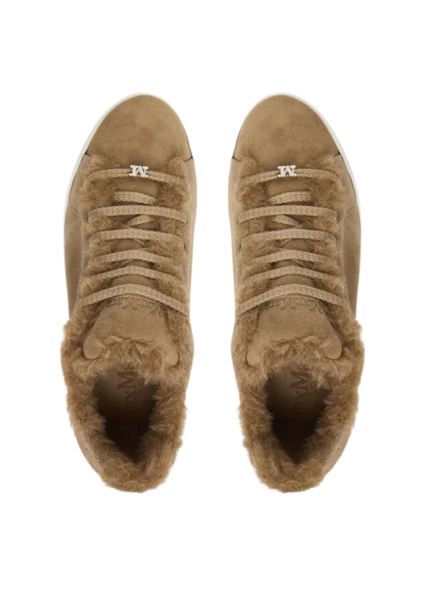 Sneakers Donna in Camoscio con Interno in Pelliccia - Max Mara