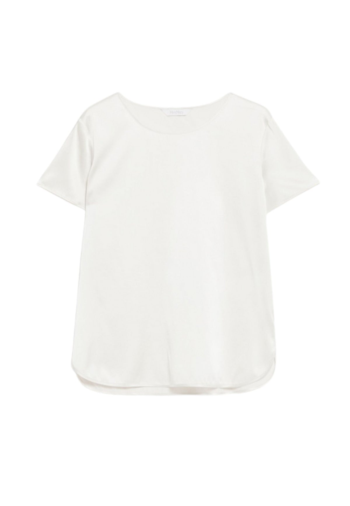 Max Mara Leisure - T-shirt donna in raso di seta stretch