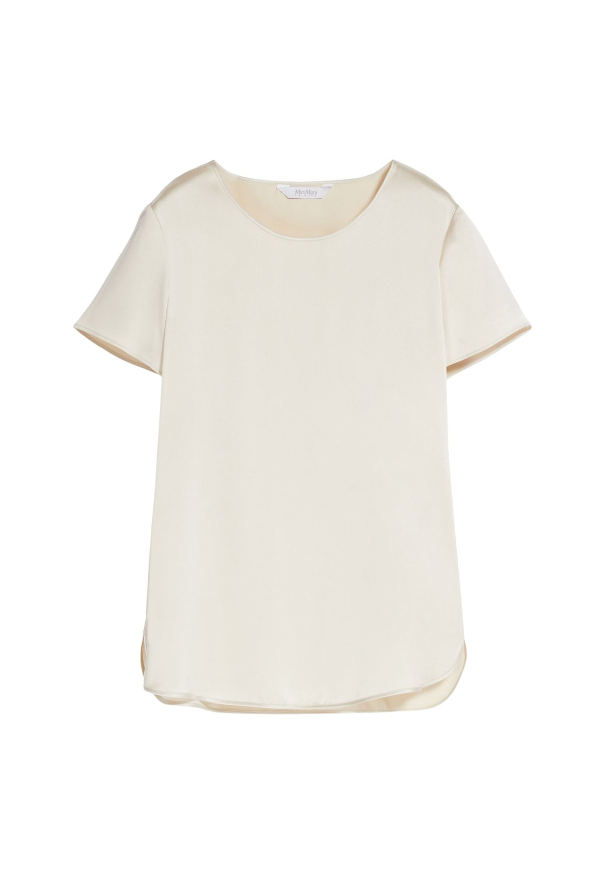 Max Mara Leisure - T-shirt in raso di seta stretch