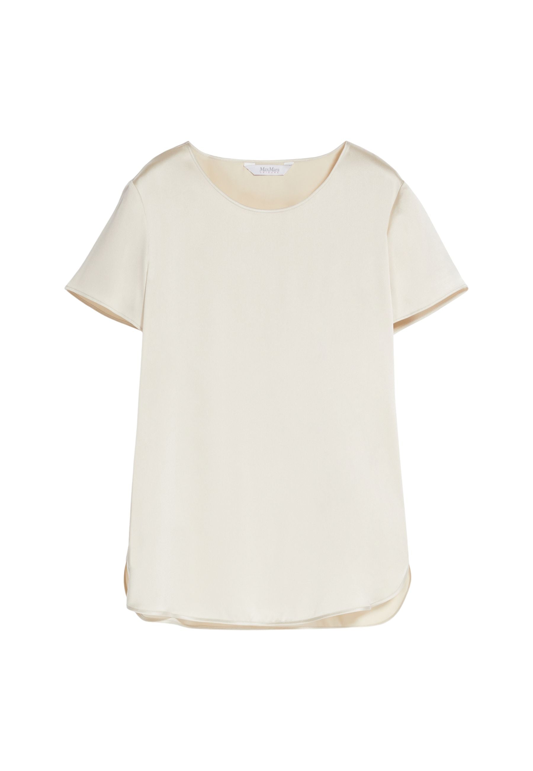 Max Mara Leisure - T-shirt in raso di seta stretch