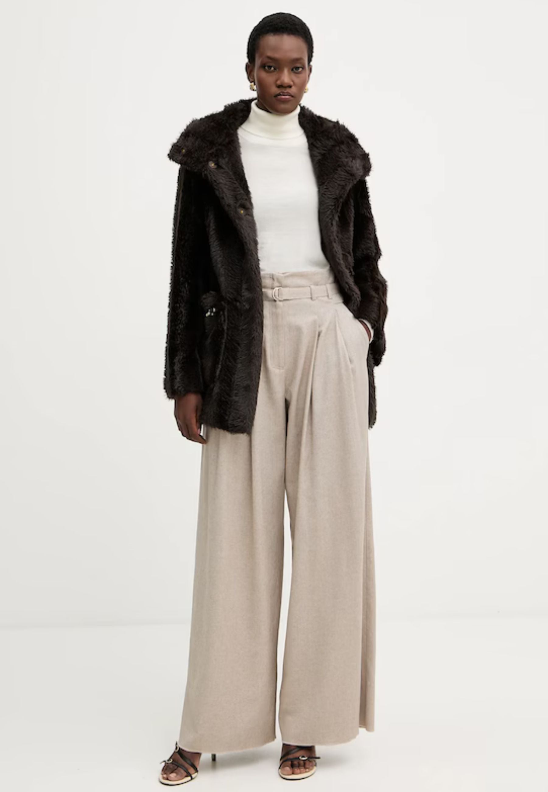 MM Max Mara - Maglia Dolcevita "Adria" in Lana e Cashmere