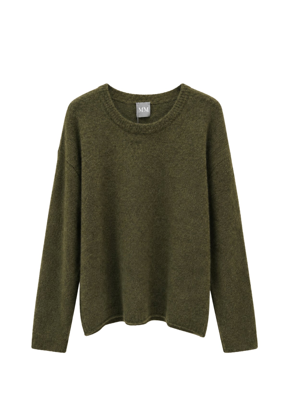 MM Max Mara - Maglia Donna Girocollo in Mohair e Alpaca