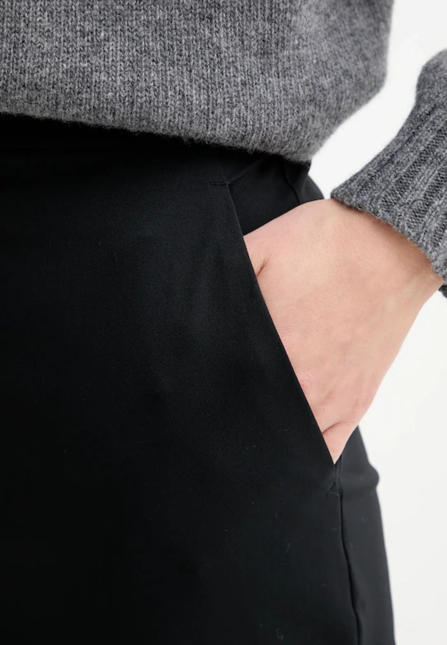 MM by Max Mara - Pantaloni donna in tessuto stretch