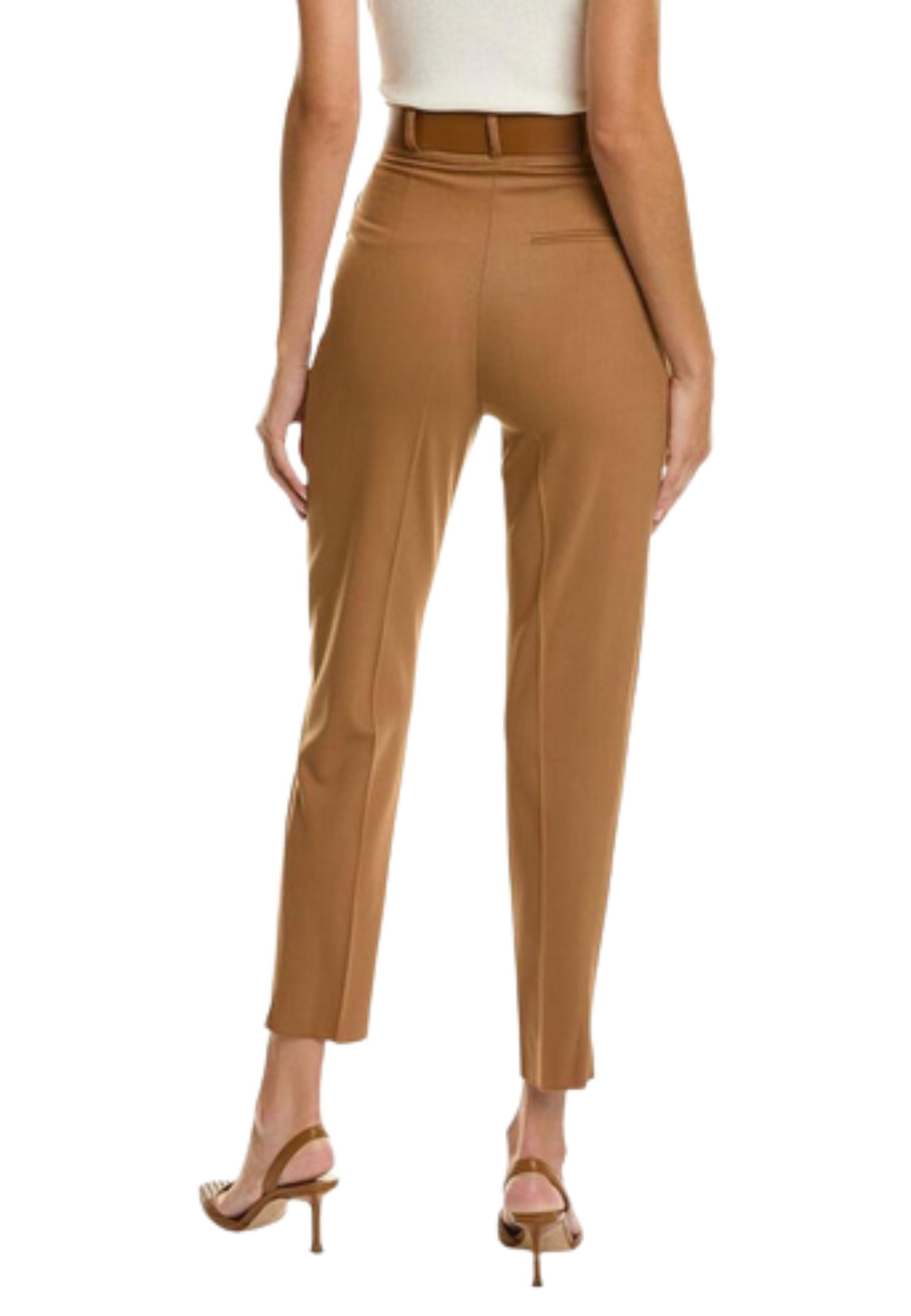 Max Mara Studio - Pantaloni Corallo in misto lana