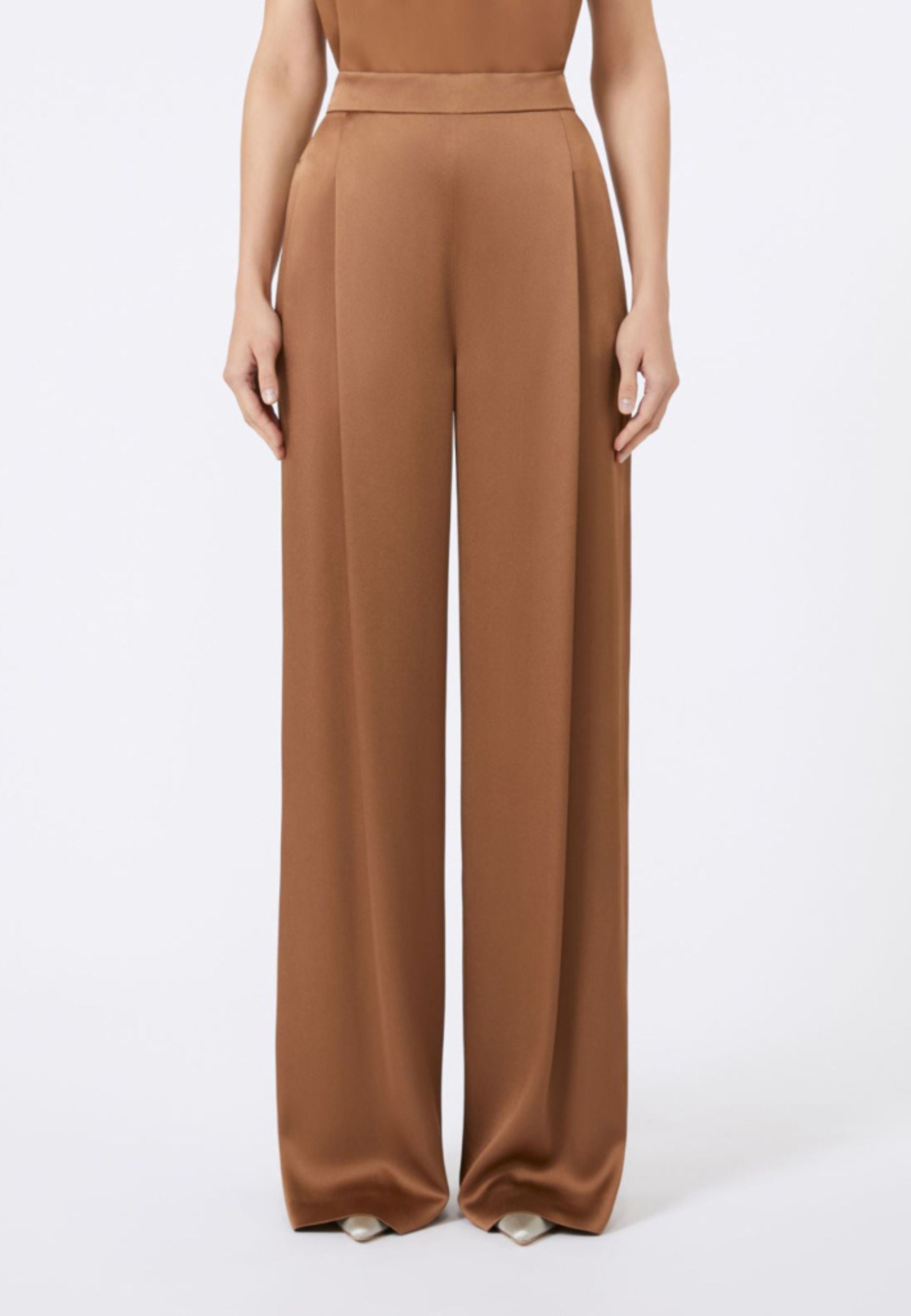 Max Mara - Pantaloni Dritto in acetato e viscosa