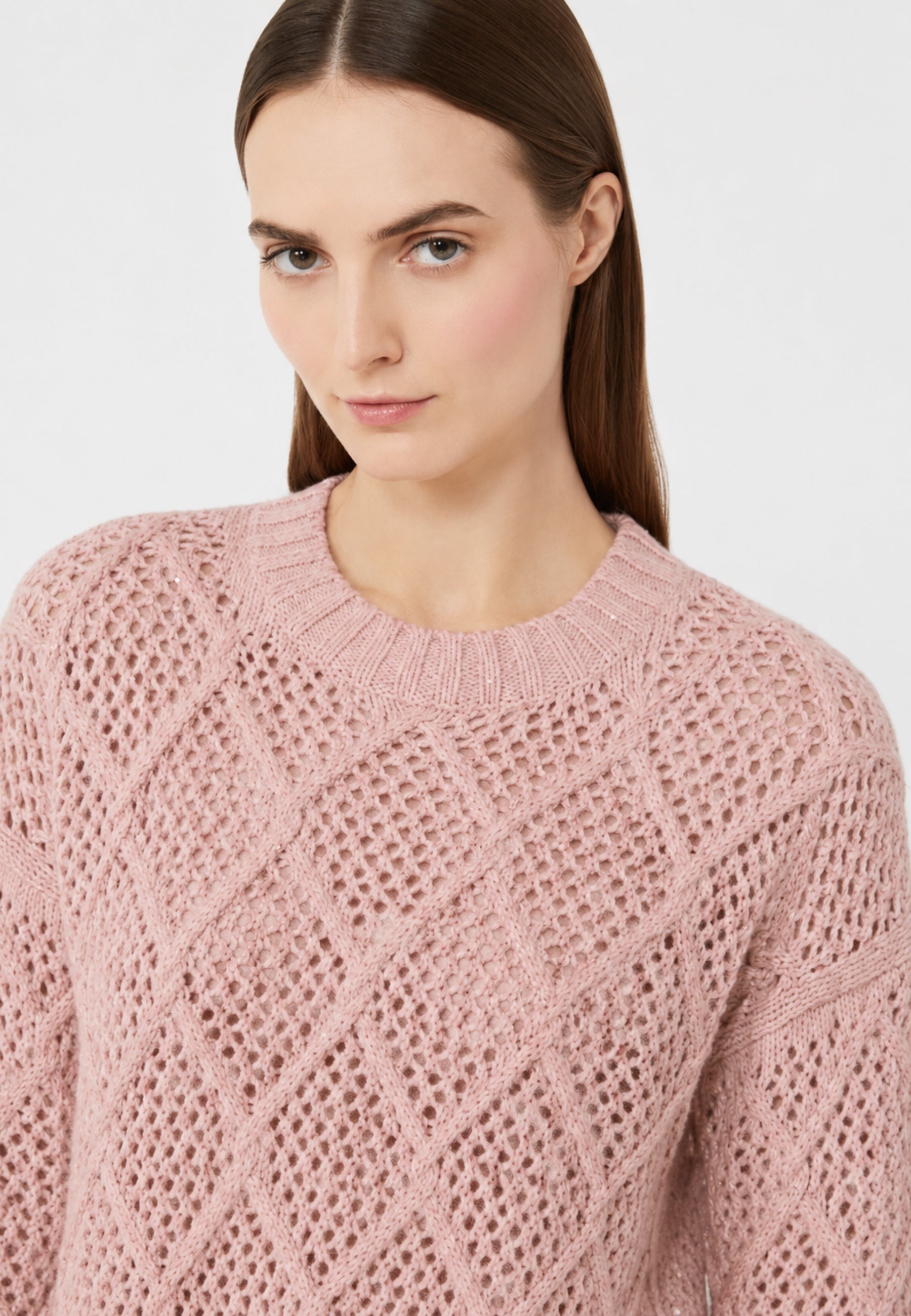 Max Mara Studio Ellade - Maglia in Lana e Cashmere con Paillettes