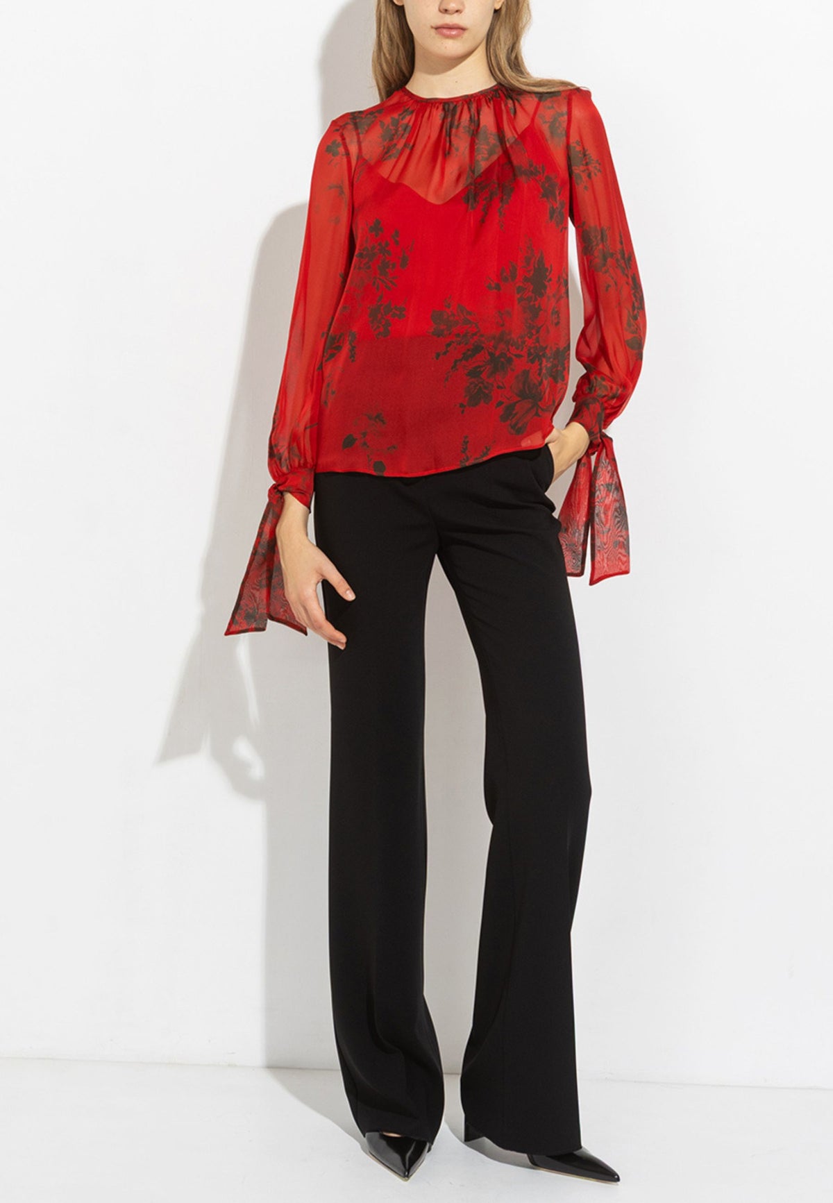 Max Mara Studio - Blusa Fabia in chiffon di seta