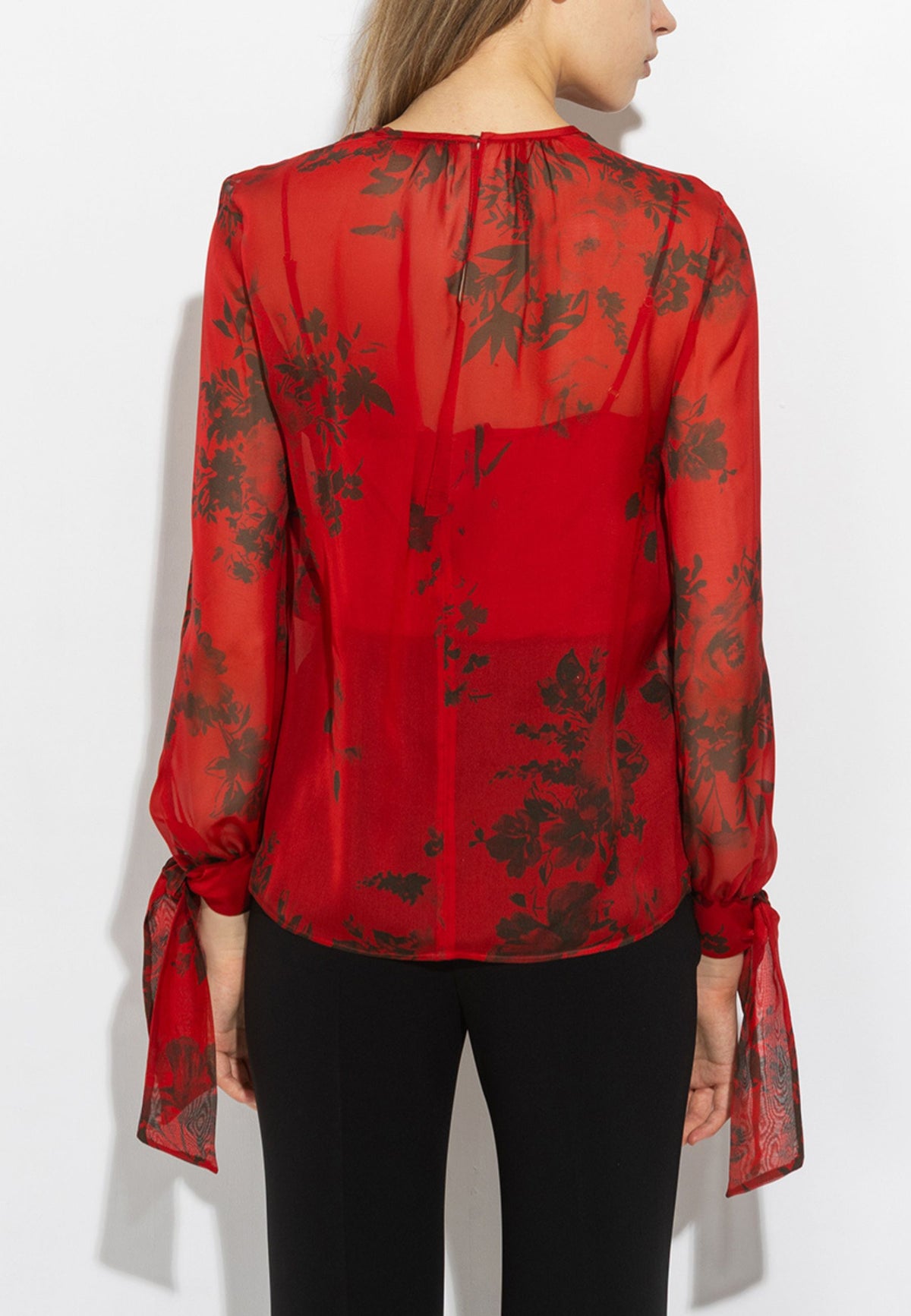 Max Mara Studio - Blusa Fabia in chiffon di seta