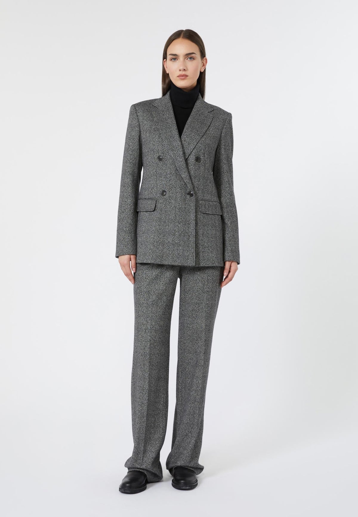 Max Mara Studio Pantalone Sartoriale in Jersey Jacquard