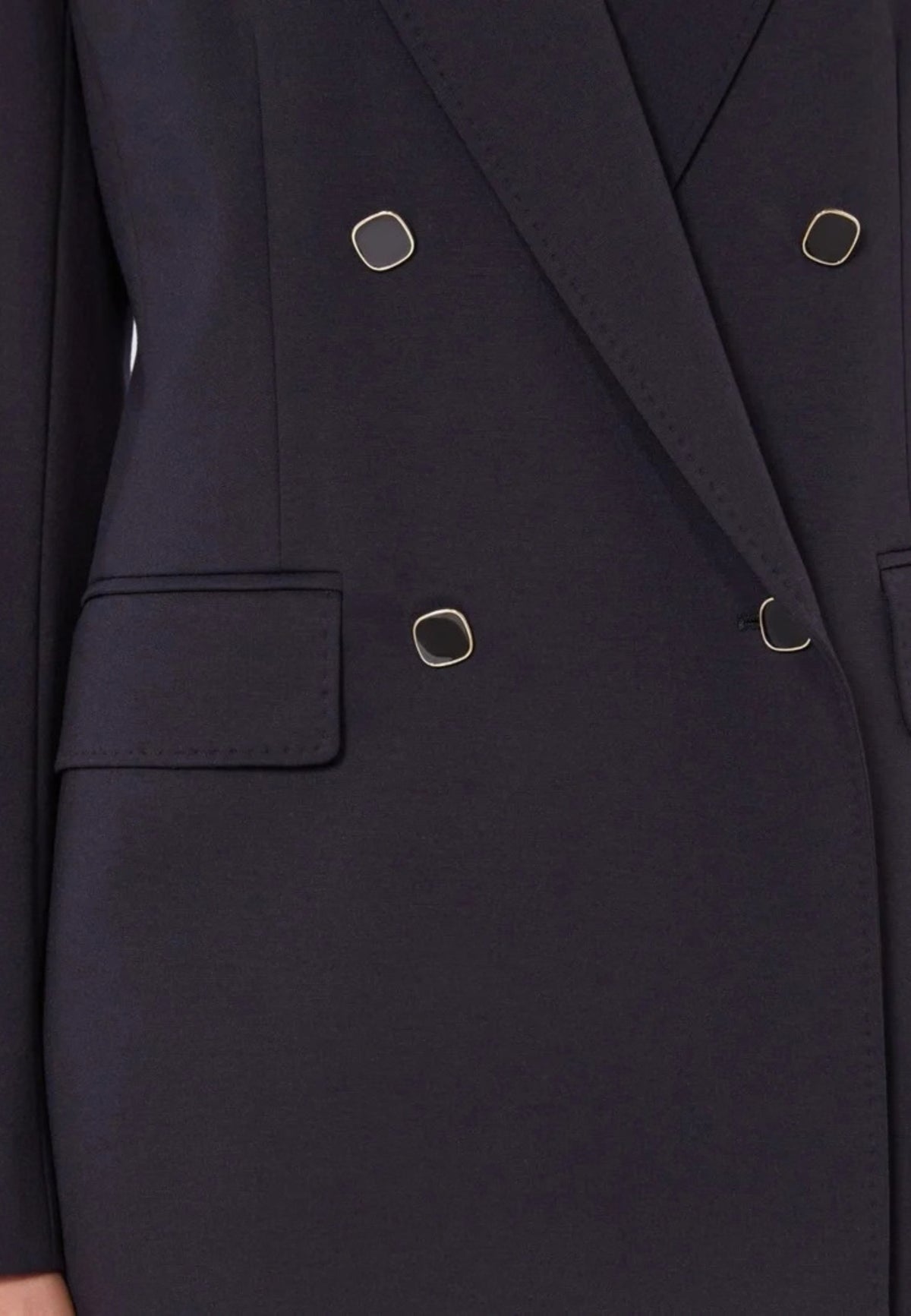 Max Mara Studio - Blazer doppiopetto in jersey Punto Milano