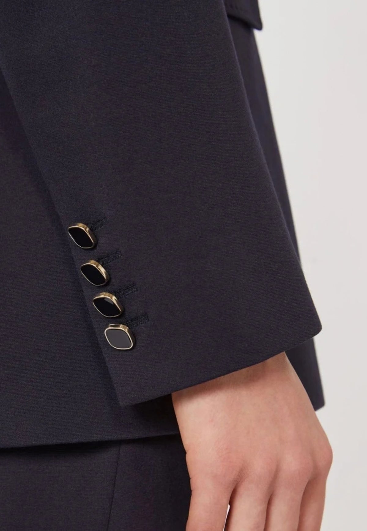 Max Mara Studio - Blazer doppiopetto in jersey Punto Milano