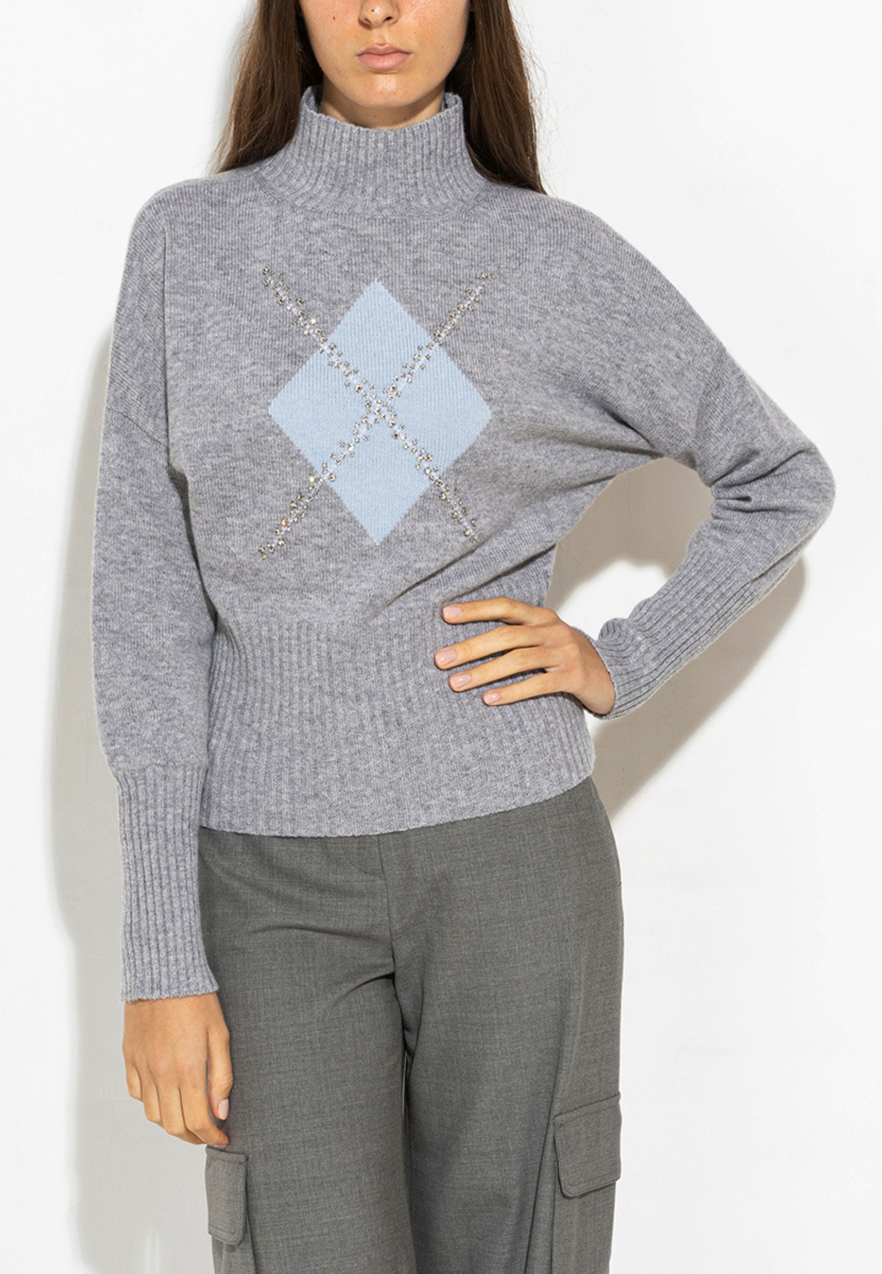 Max Mara Studio Nuccia - Maglia Dolcevita in Lana e Cashmere