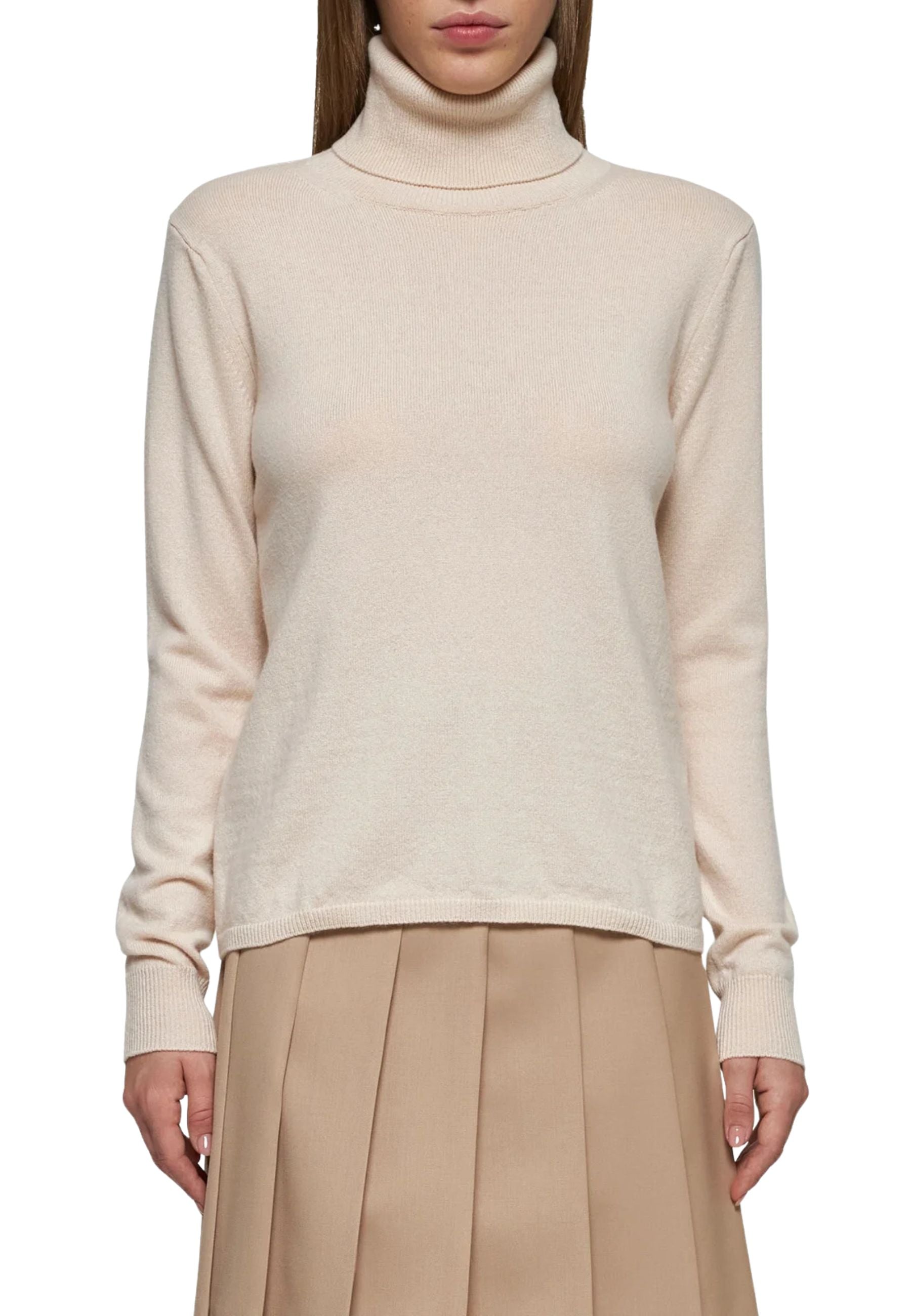 Max Mara Studio Sestri - Maglia Dolcevita in Lana e Cashmere