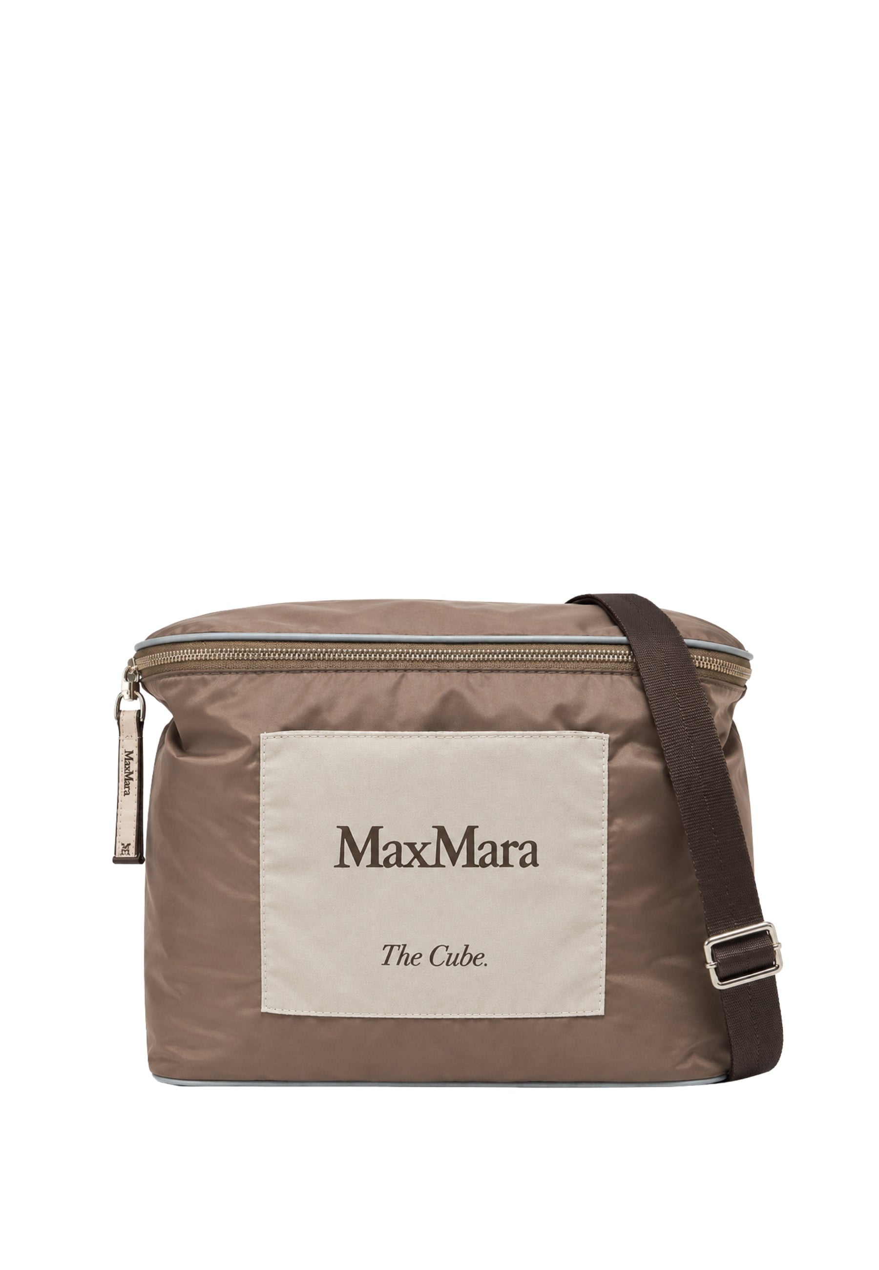 Max Mara The Cube - Beauty Case in Tessuto Tecnico con Tracolla