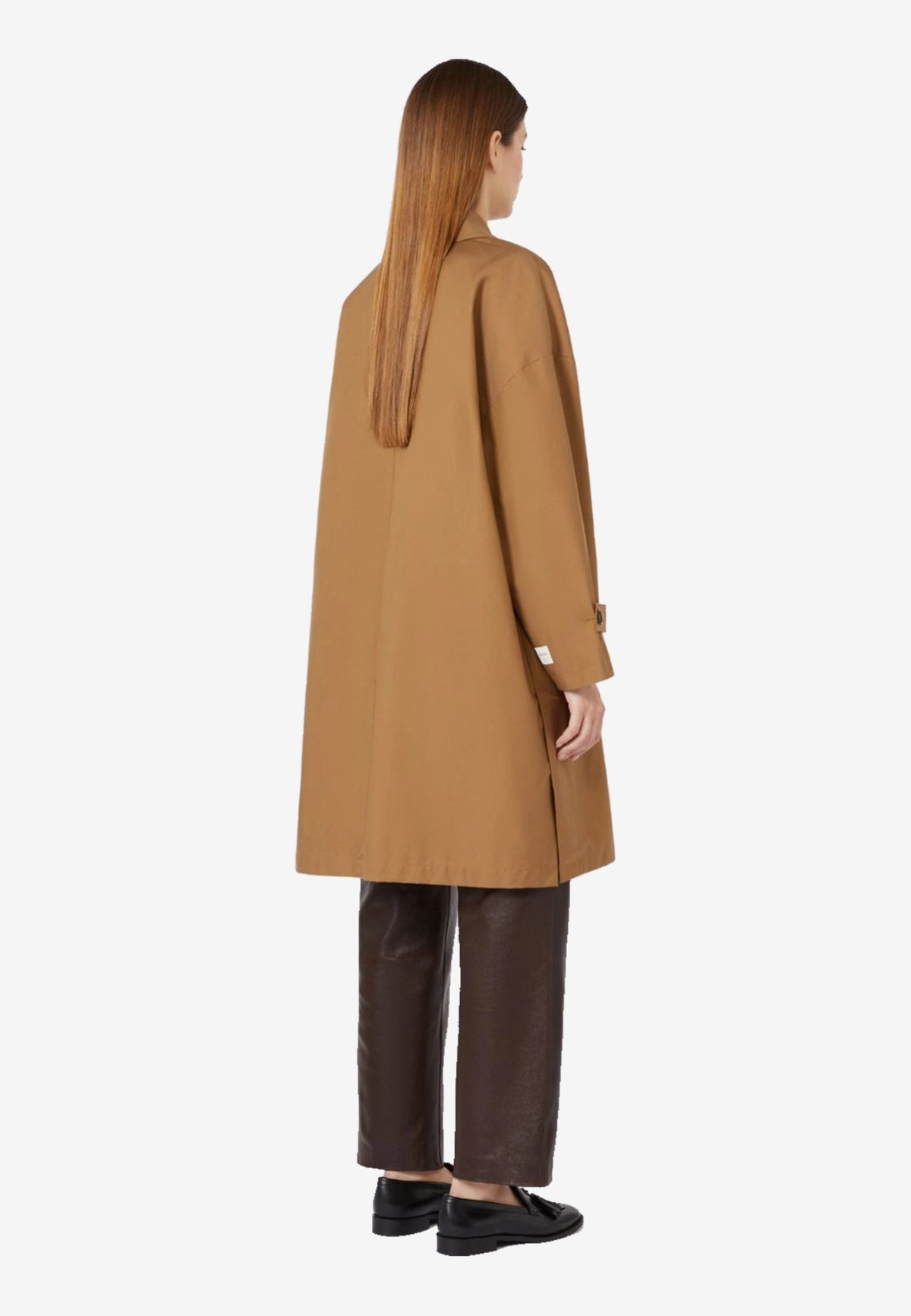 Trench Max Mara The Cube MTCPETALI in Gabardina - Marrone