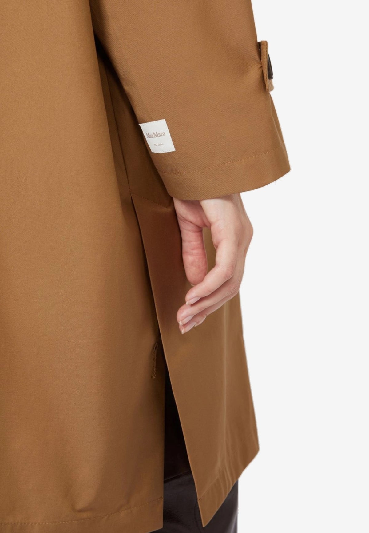 Trench Max Mara The Cube MTCPETALI in Gabardina - Marrone