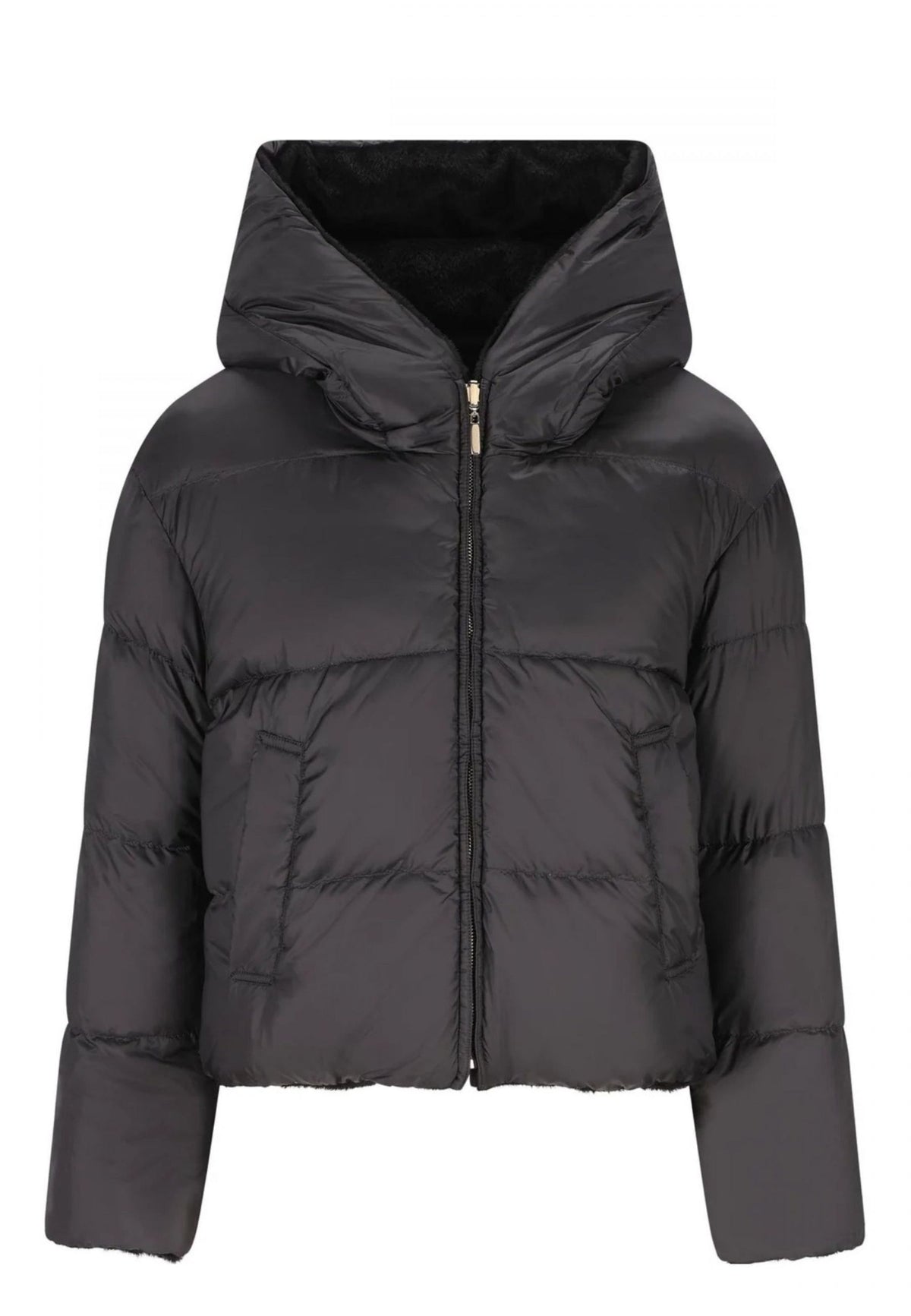 Max Mara The Cube Olly - Giubbotto Reversibile in Alpaca e Piumino