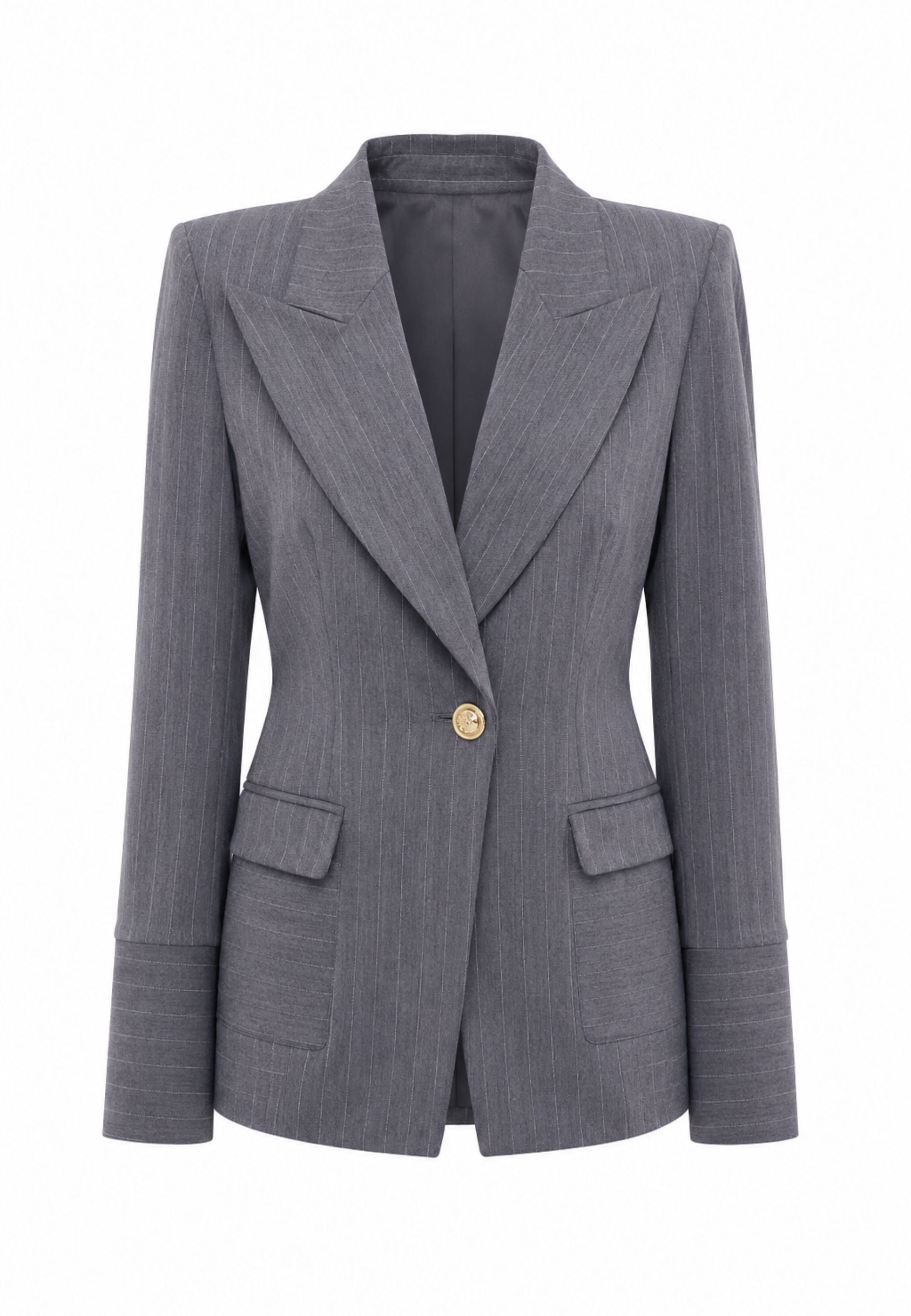Monique Garçonne - Giacca monopetto in poliviscosa slim fit