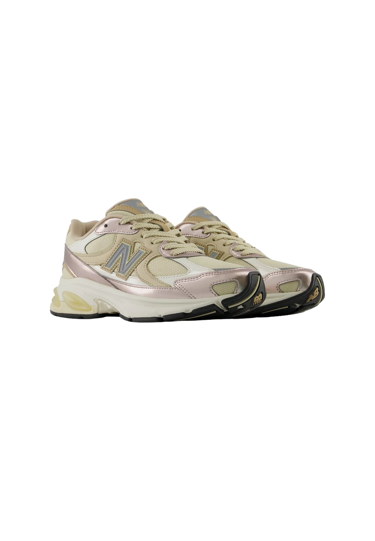New Balance ABZORB 2010 Sneakers Beige e Rosa Metallizzato