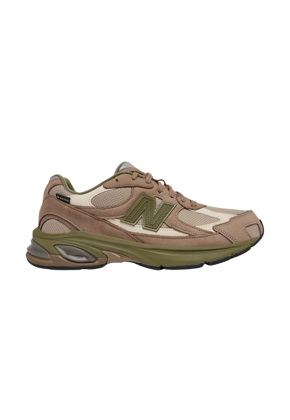 New Balance ABZORB 2010 GORE-TEX Sneakers in Mesh e Nabuk Beige e Verde Oliva