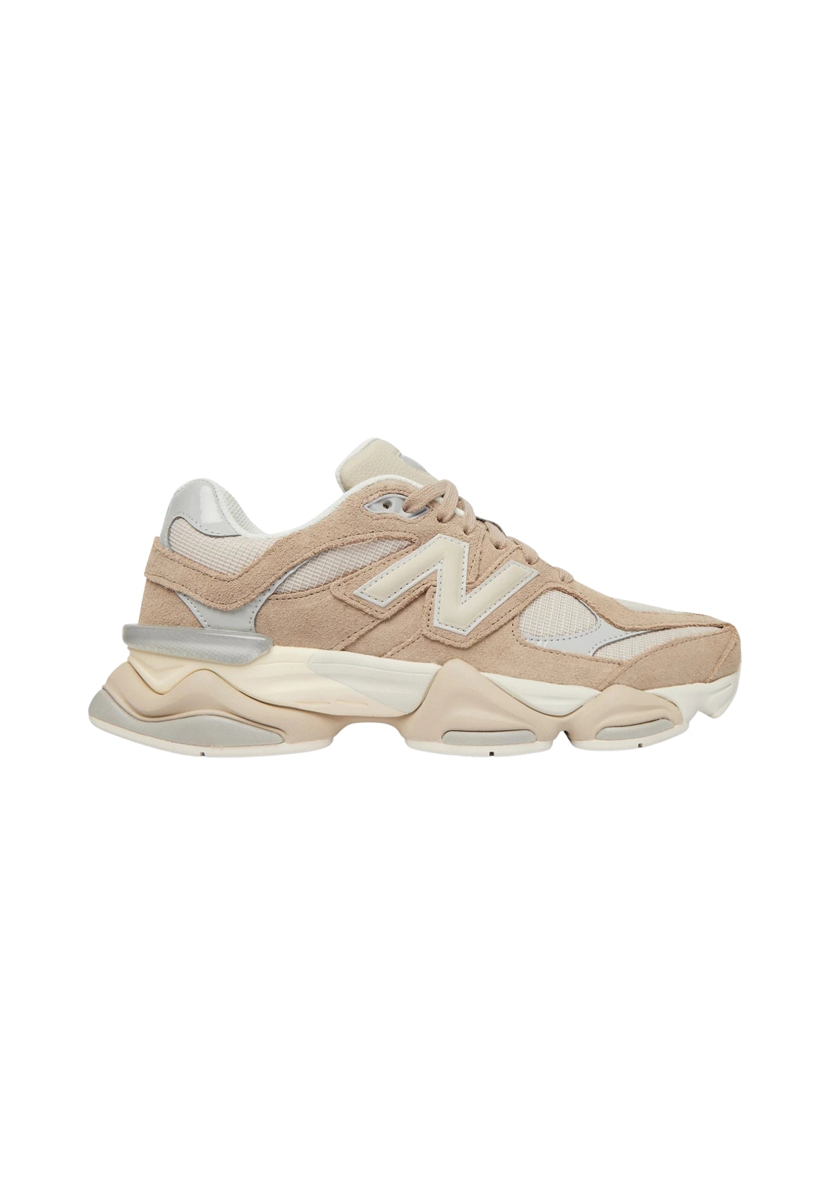 New Balance 9060 Sneakers in Suede e Mesh Beige