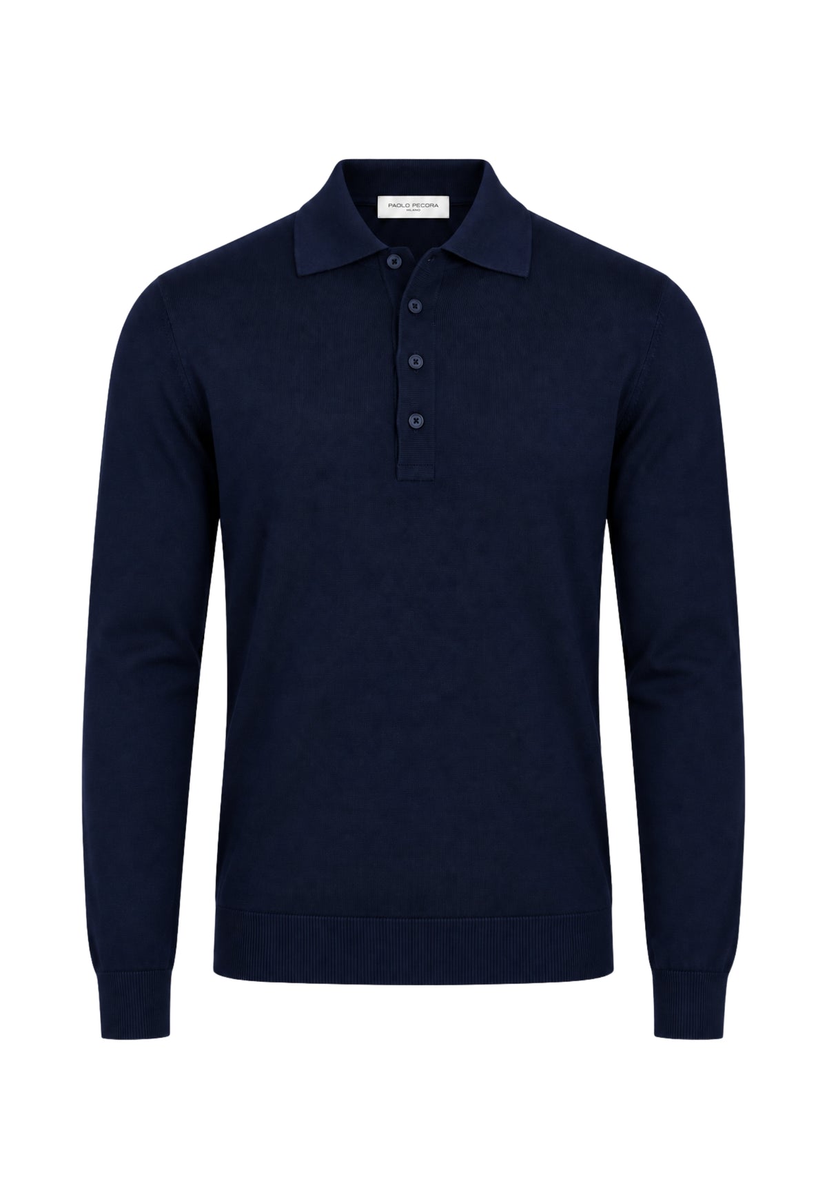 Paolo Pecora - Maglia Polo Uomo in Lana Merinos Extrafine