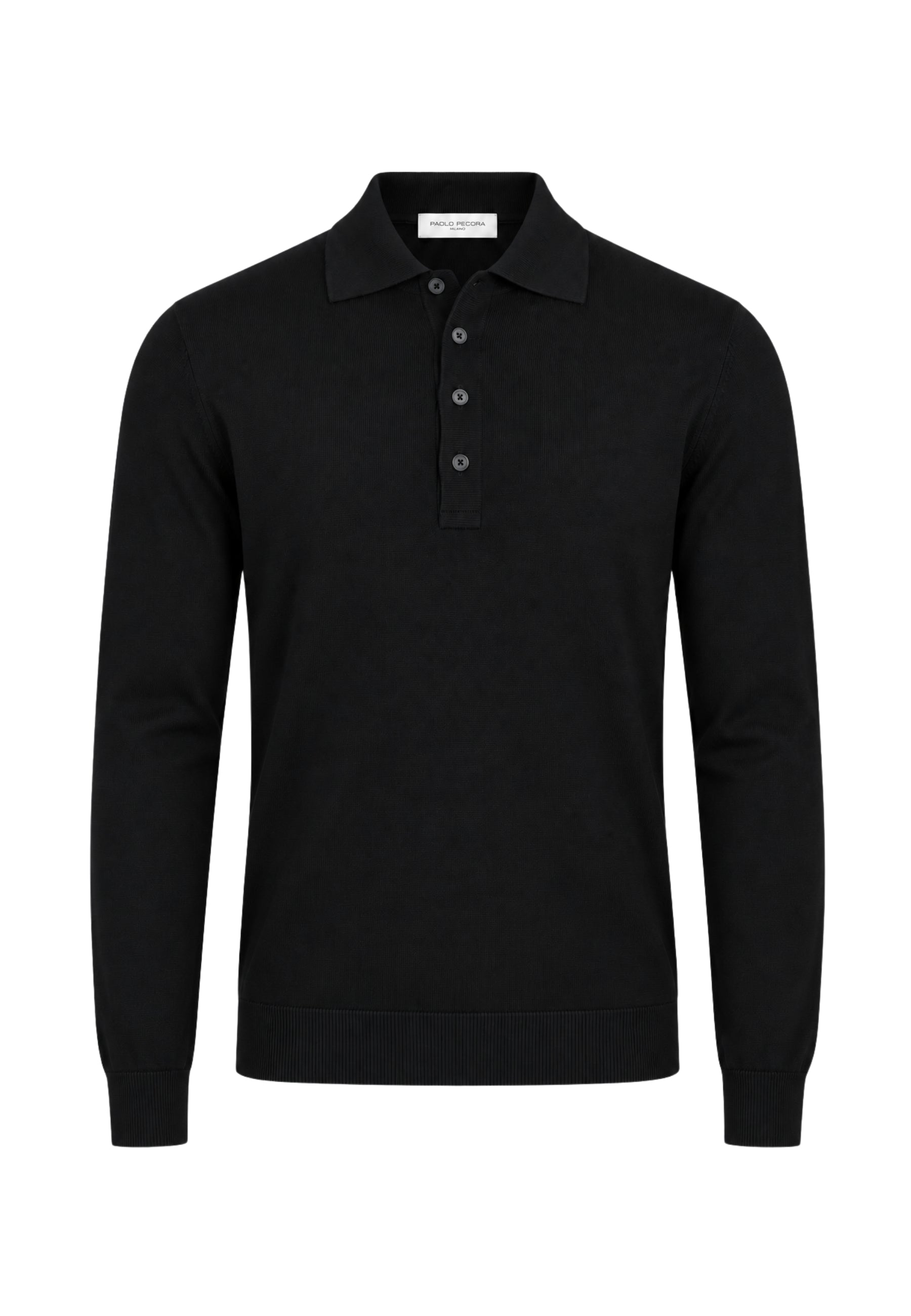 Paolo Pecora - Maglia Polo Uomo in Lana Merinos Extrafine