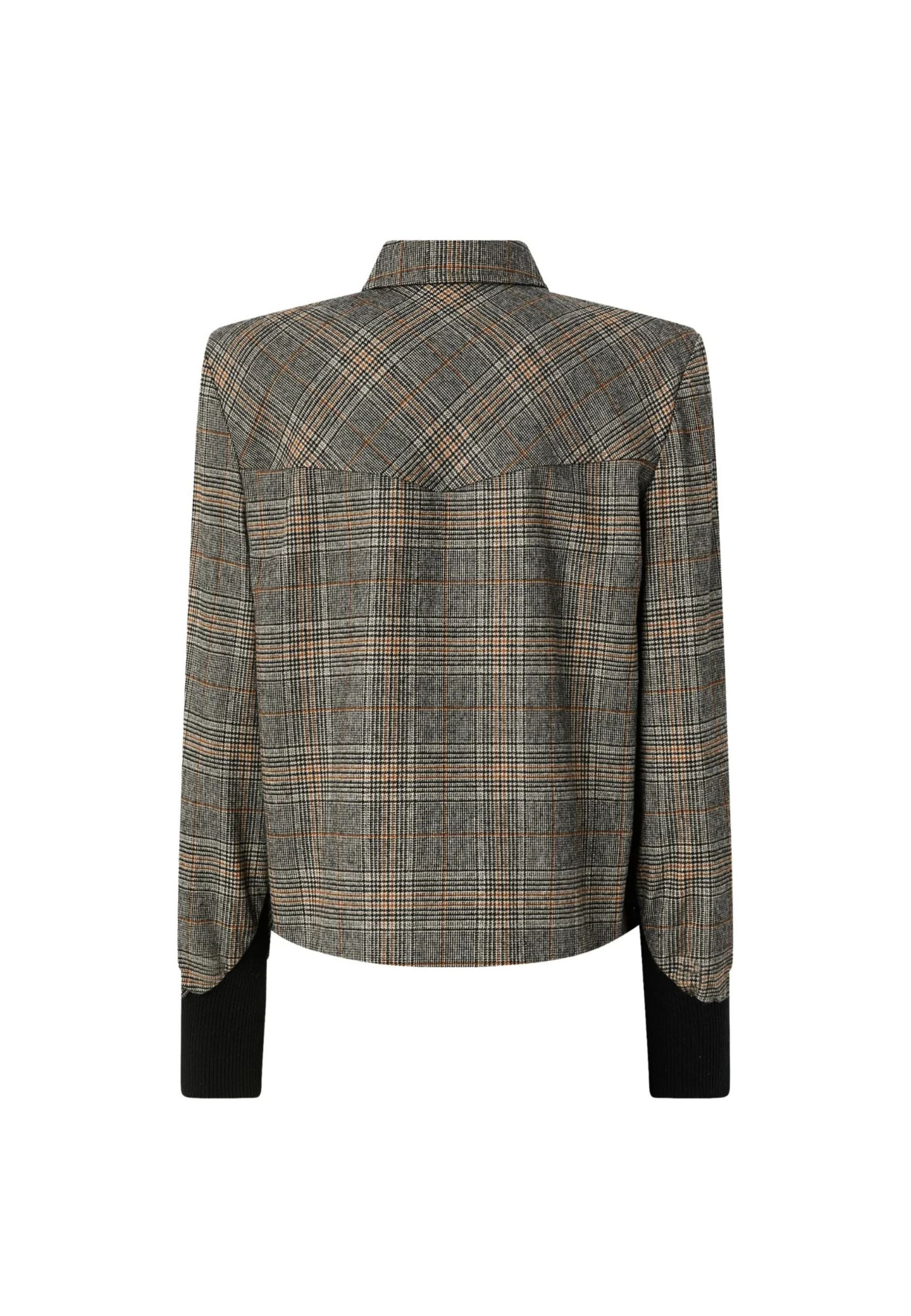 Camicia Pinko a quadri in misto lana