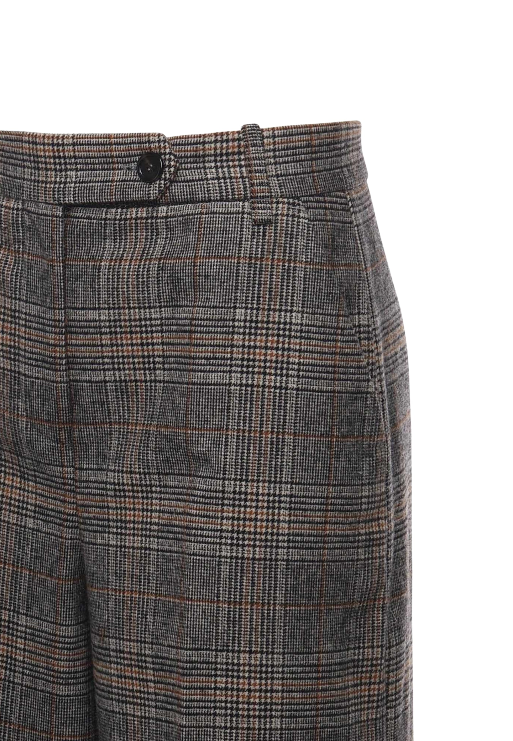 Pantaloni Palazzo Check Pinko
