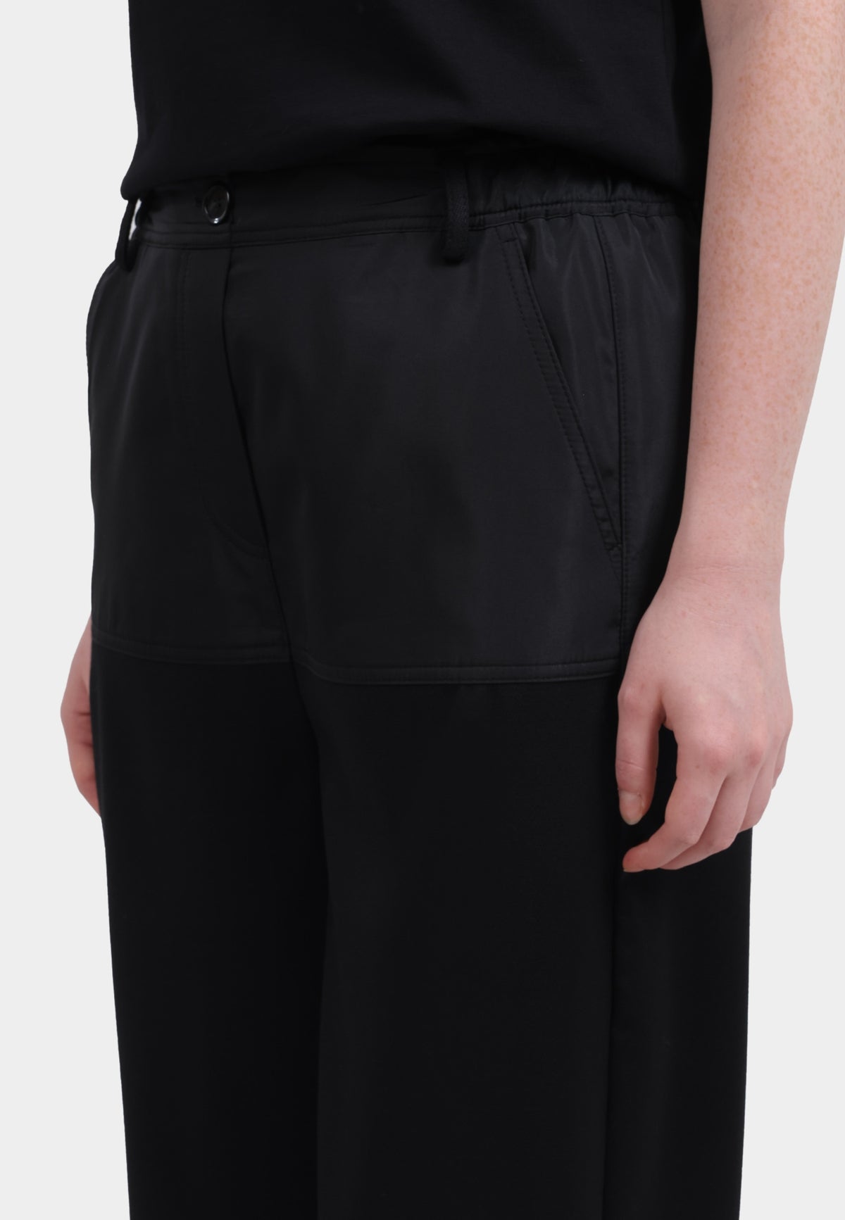 Pantaloni Pinko Doppio Tessuto in Misto Lana