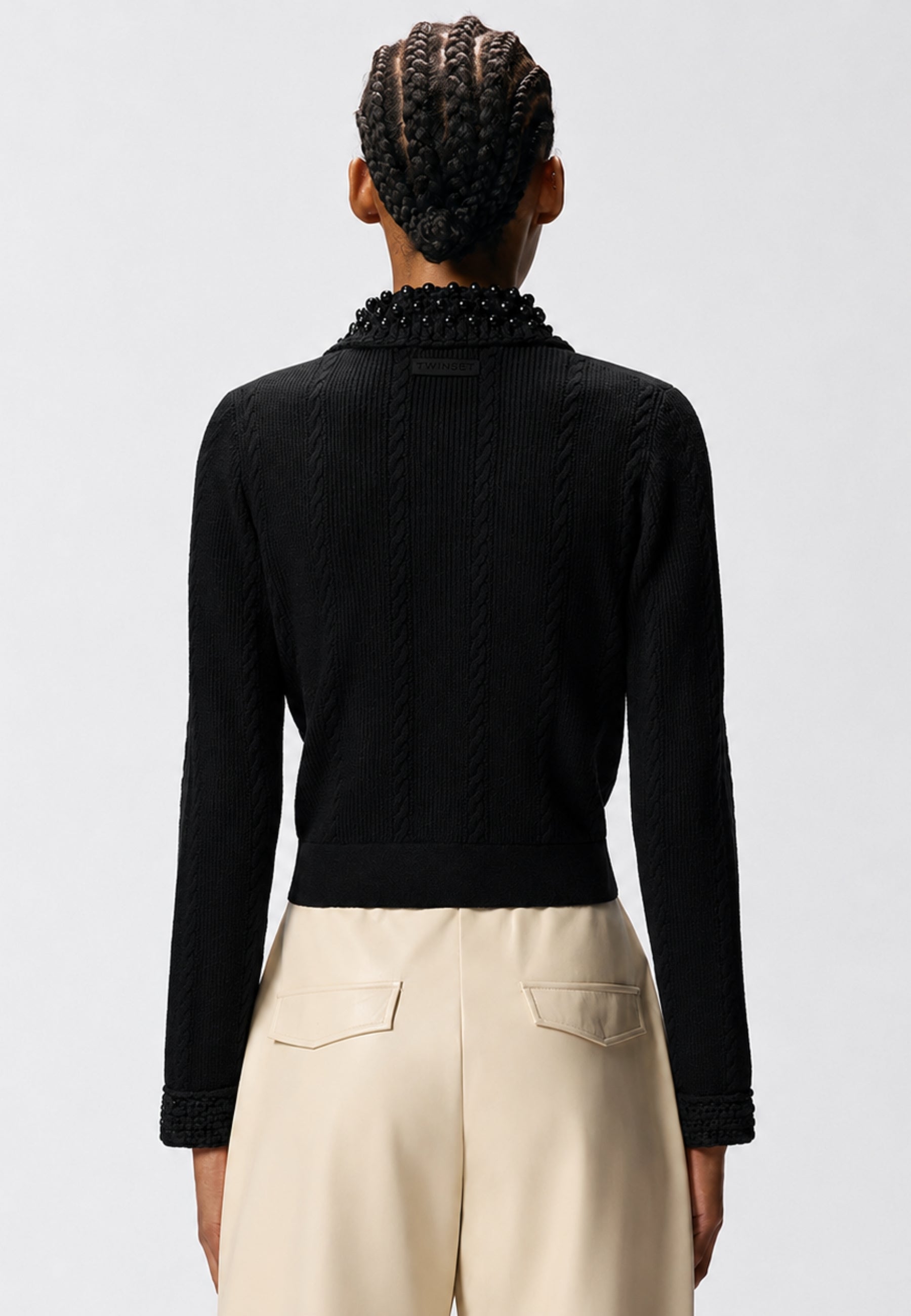 Cardigan Pinko Molise con Perle