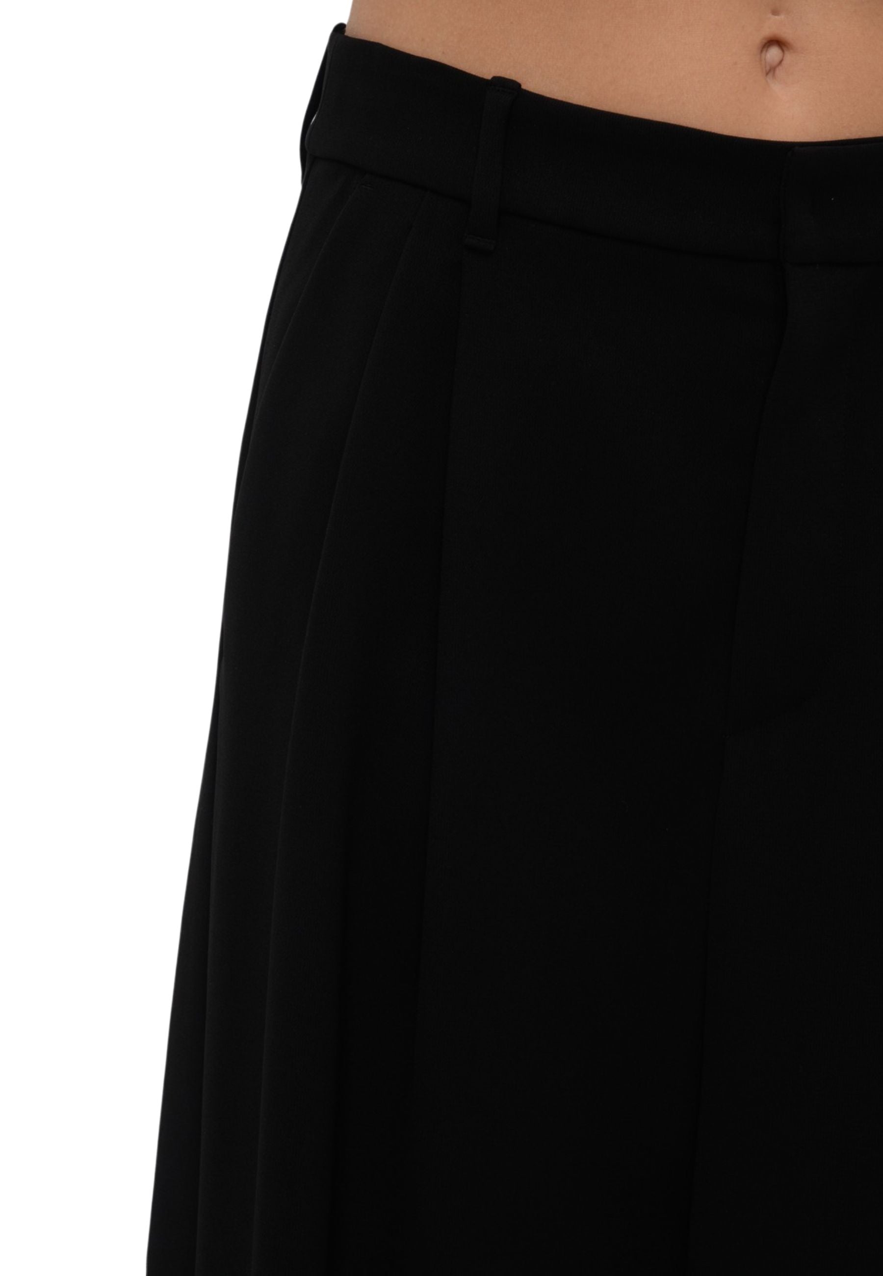 'S Max Mara - Pantalone Daniel in cady nero