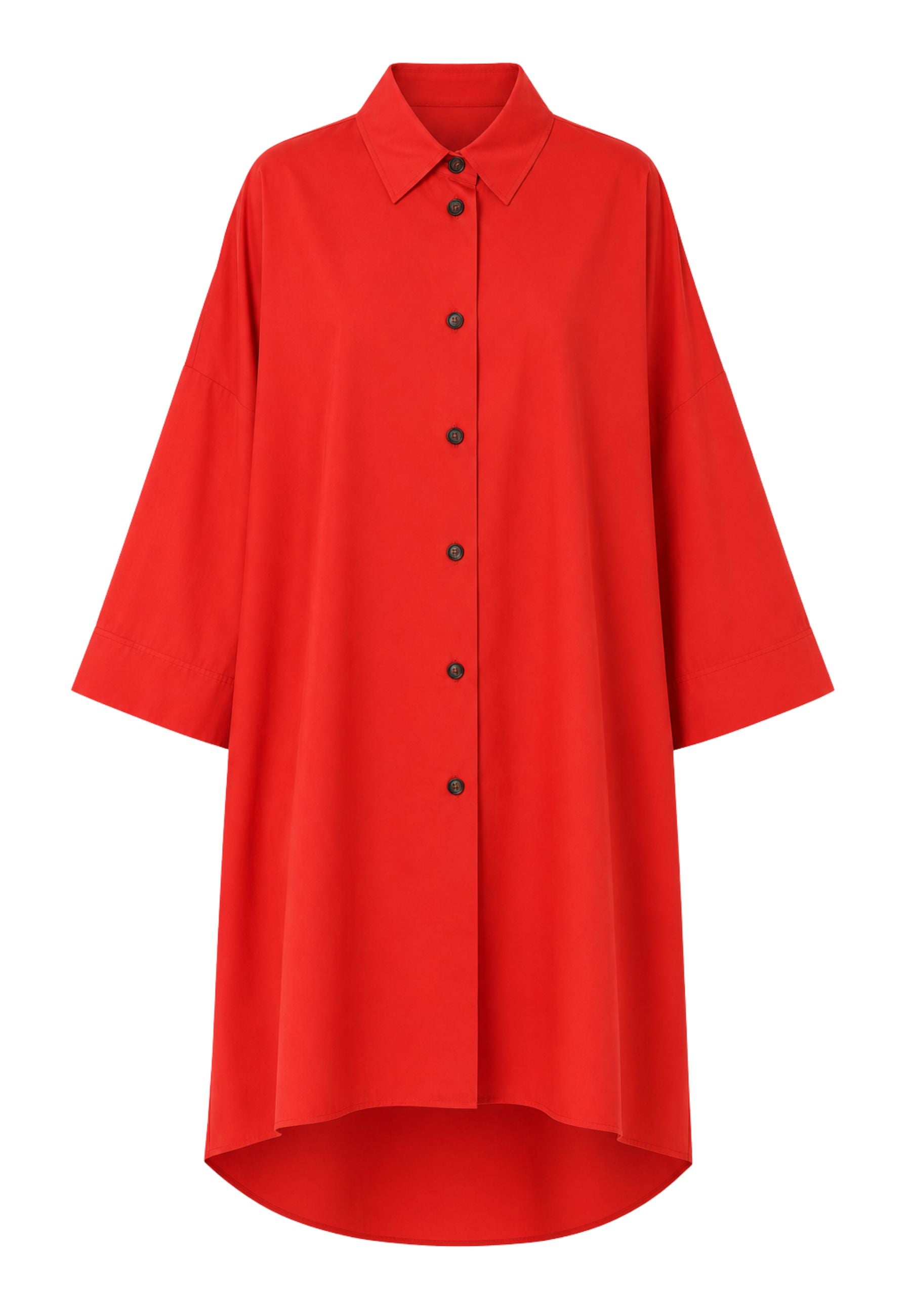 'S Max Mara - Chemisier in cotone rosso