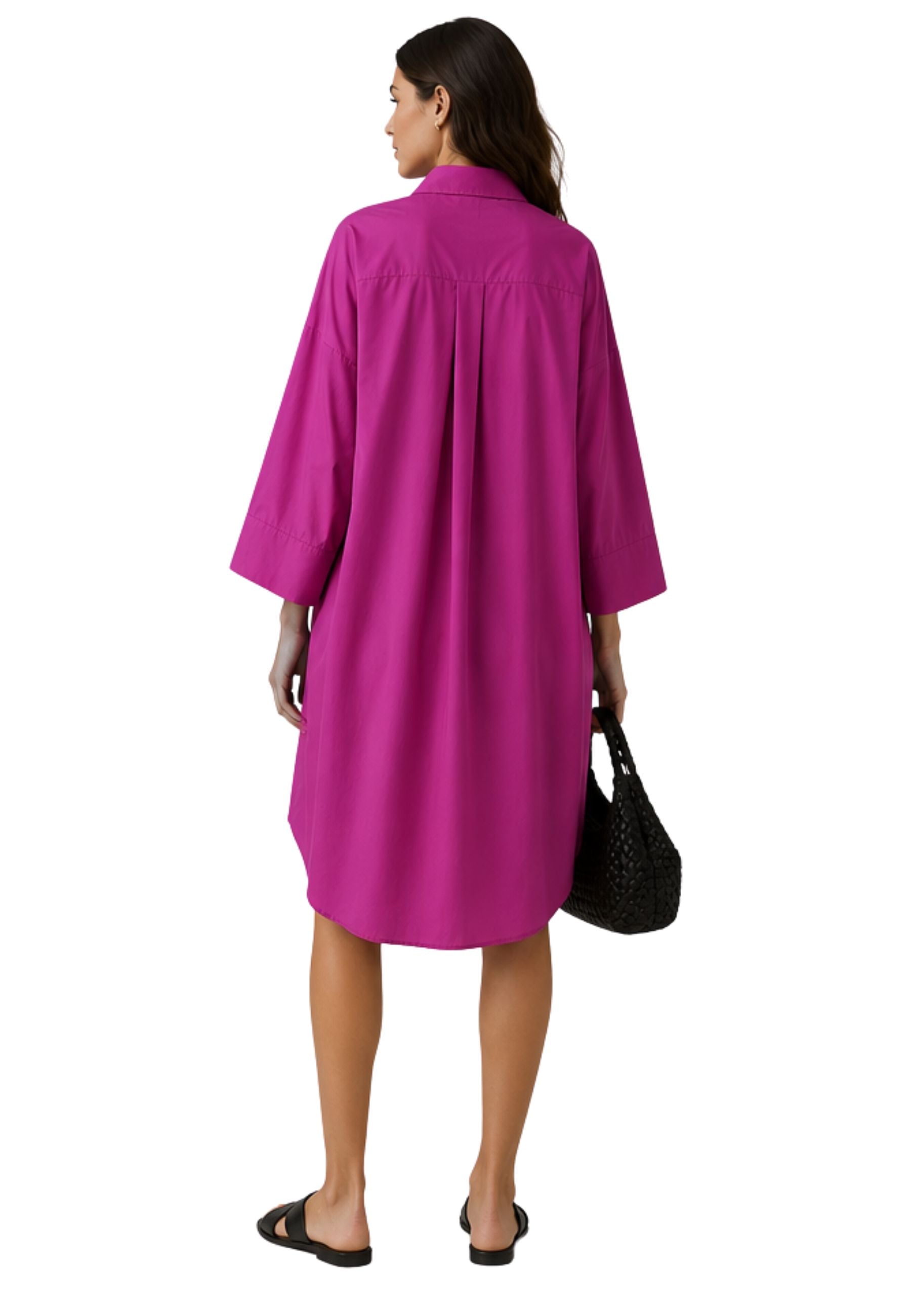 'S Max Mara - Chemisier in cotone fucsia