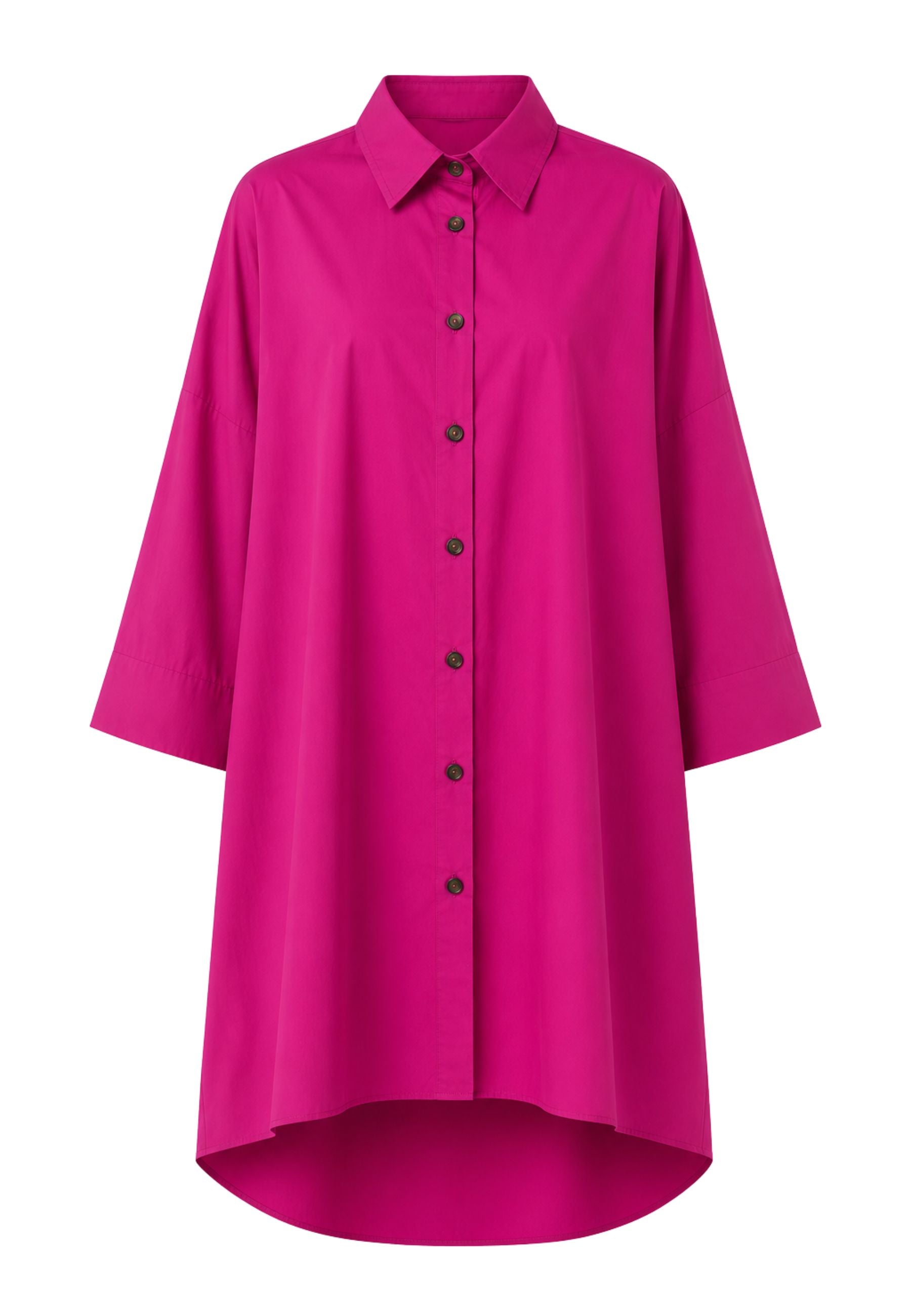 'S Max Mara - Chemisier in cotone fucsia