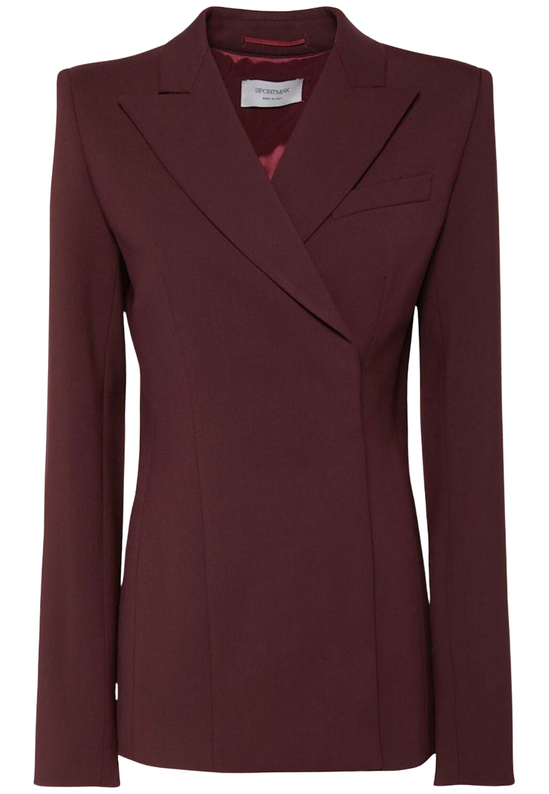 Sportmax Giacca sartoriale in lana vergine