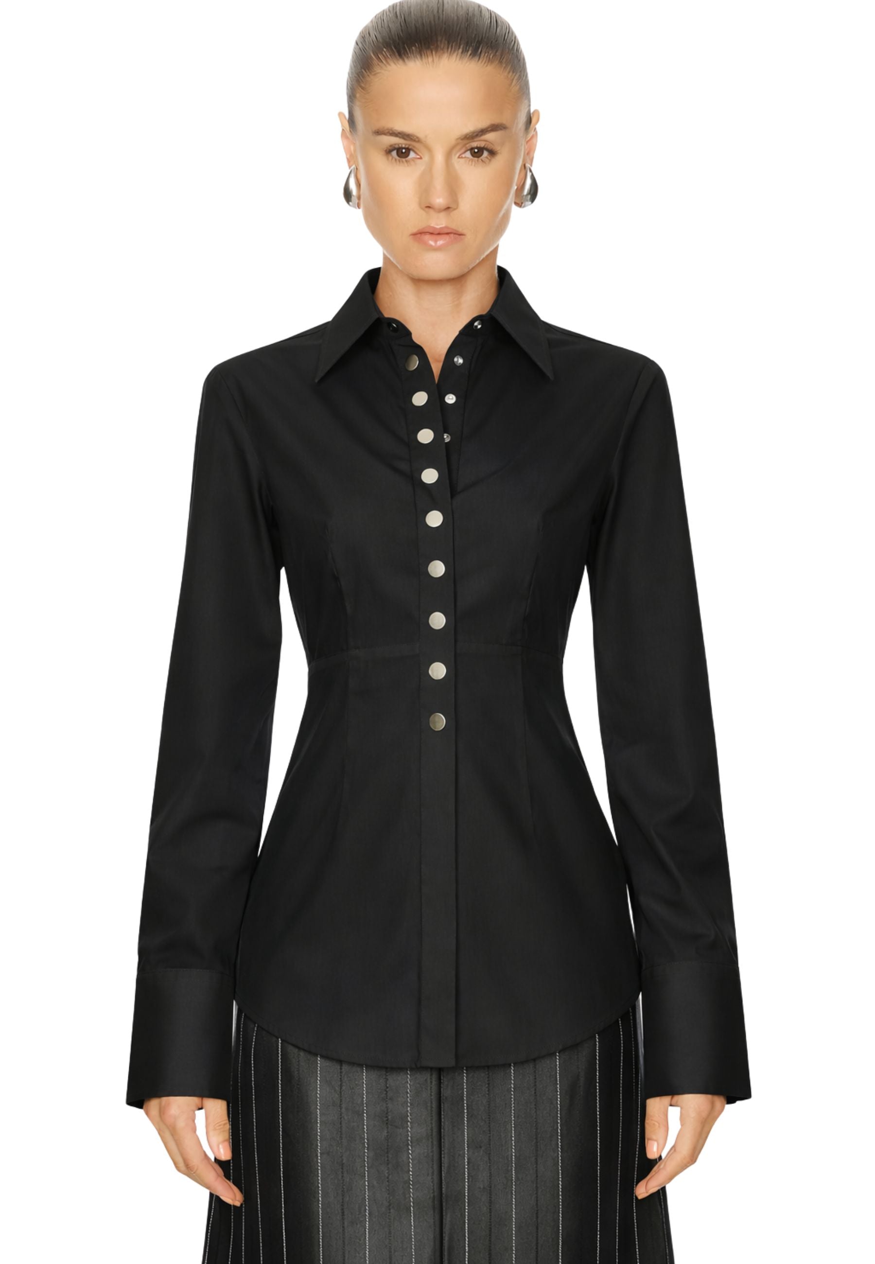 Sportmax - Camicia in popeline di cotone