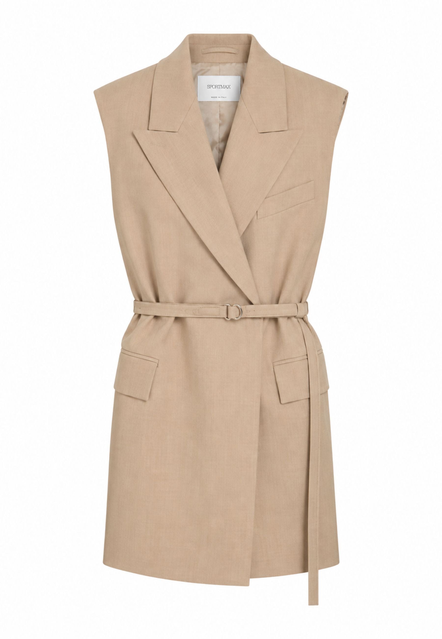 Sportmax Gilet CIURMA in pura lana vergine