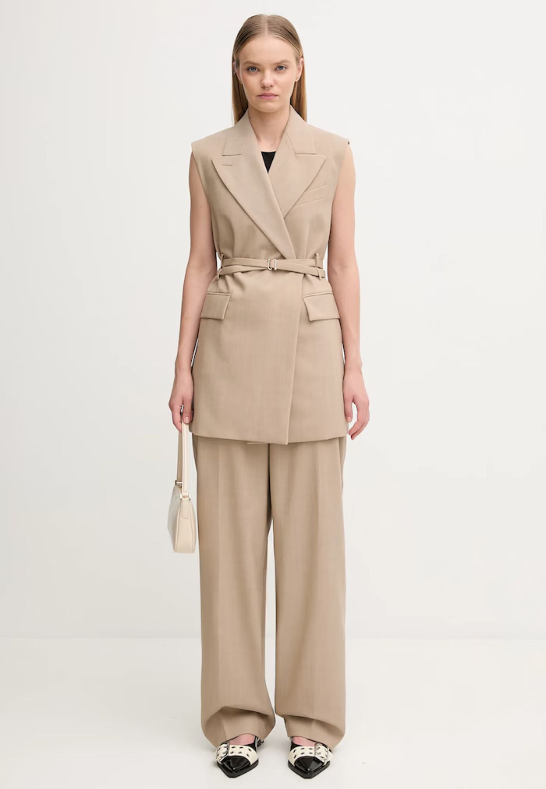 Sportmax Gilet CIURMA in pura lana vergine