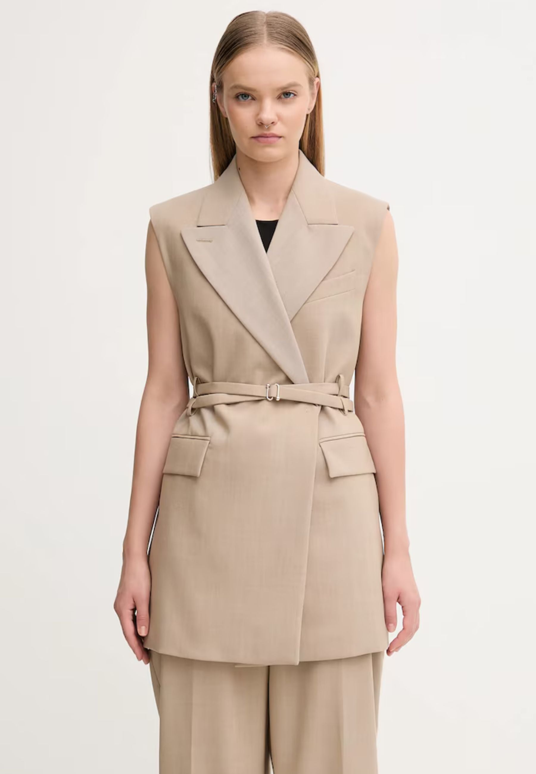Sportmax Gilet CIURMA in pura lana vergine