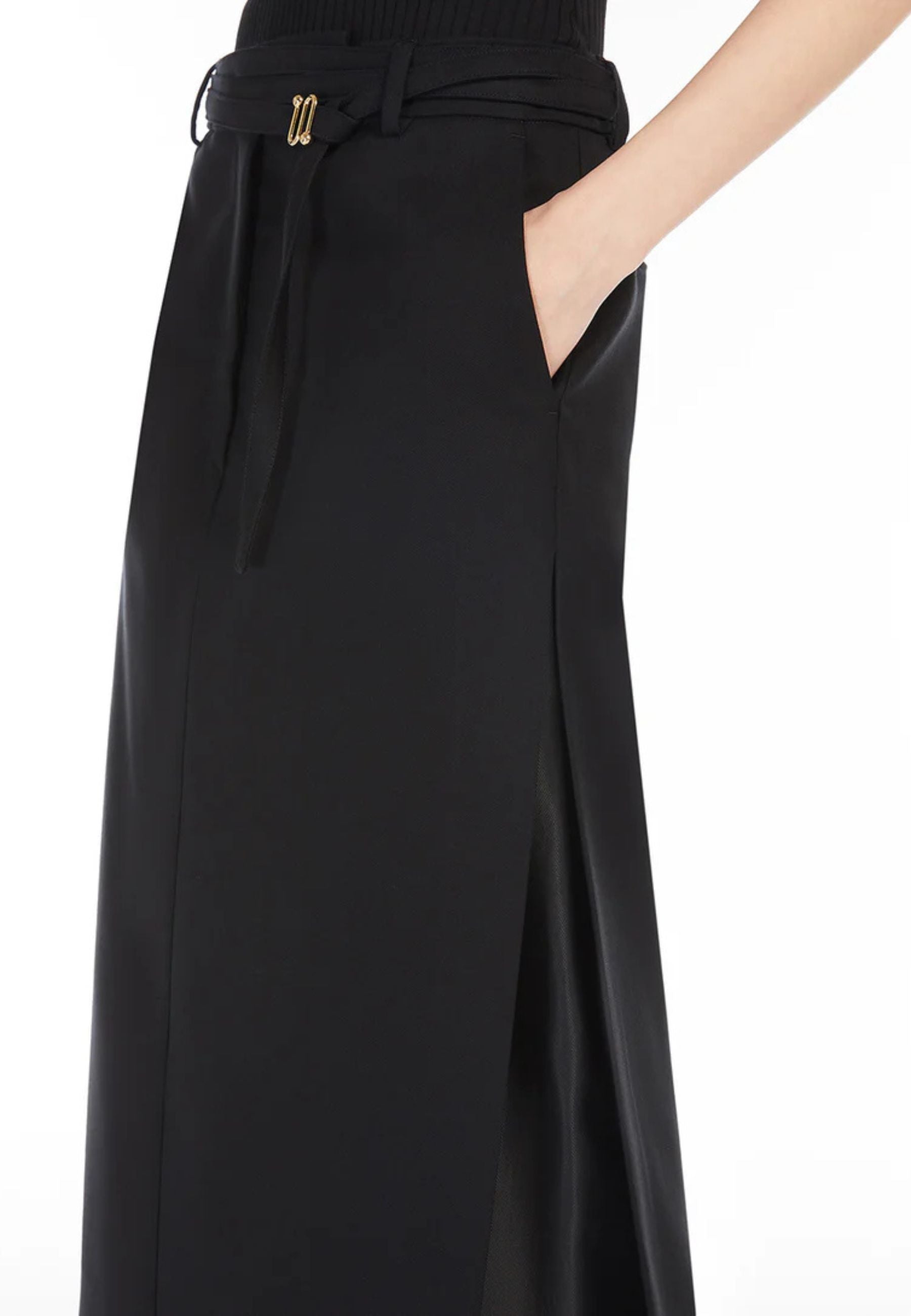 Sportmax Gonna longuette Garbo in cotone e viscosa