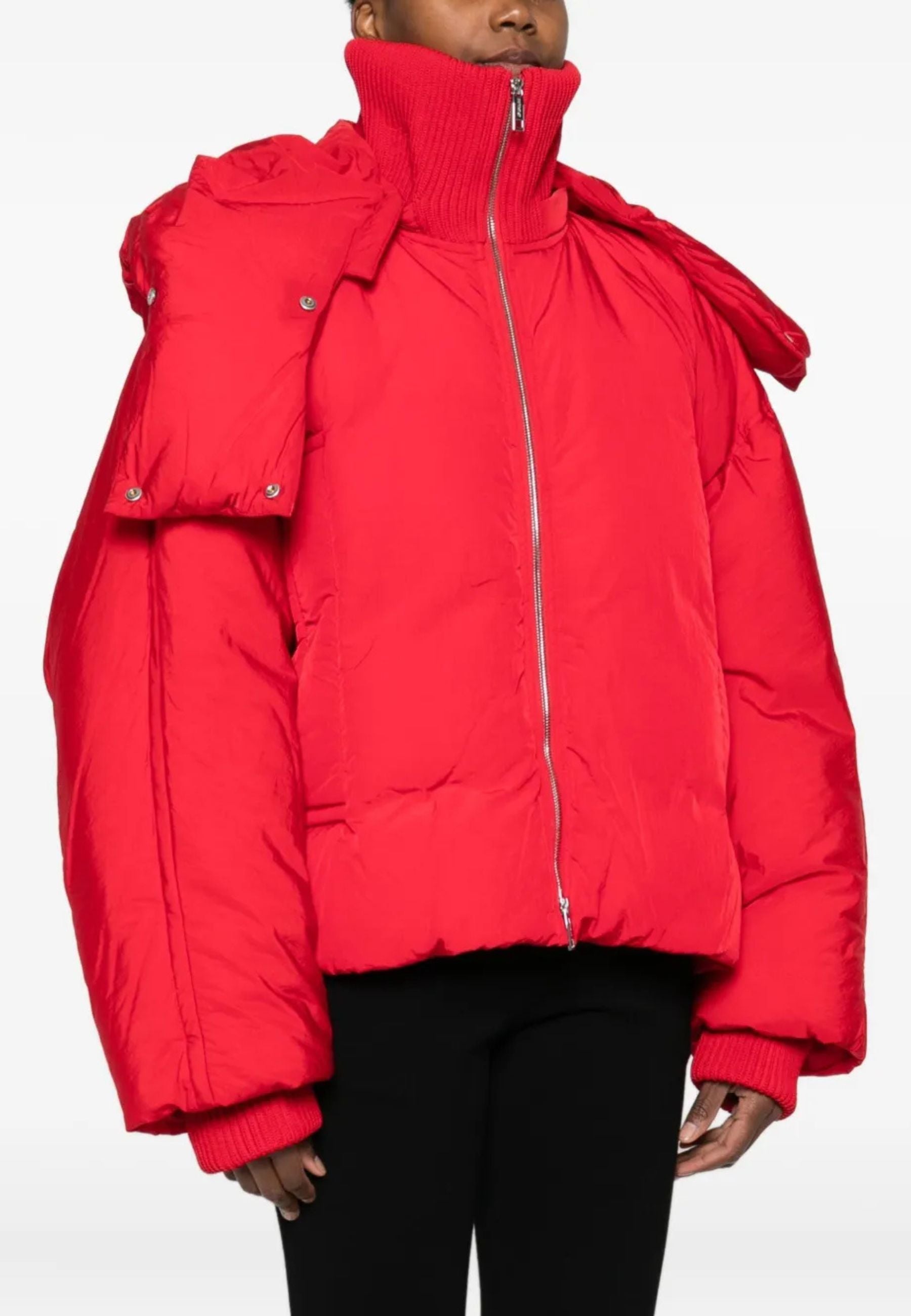 Sportmax Piumino trapuntato con cappuccio removibile