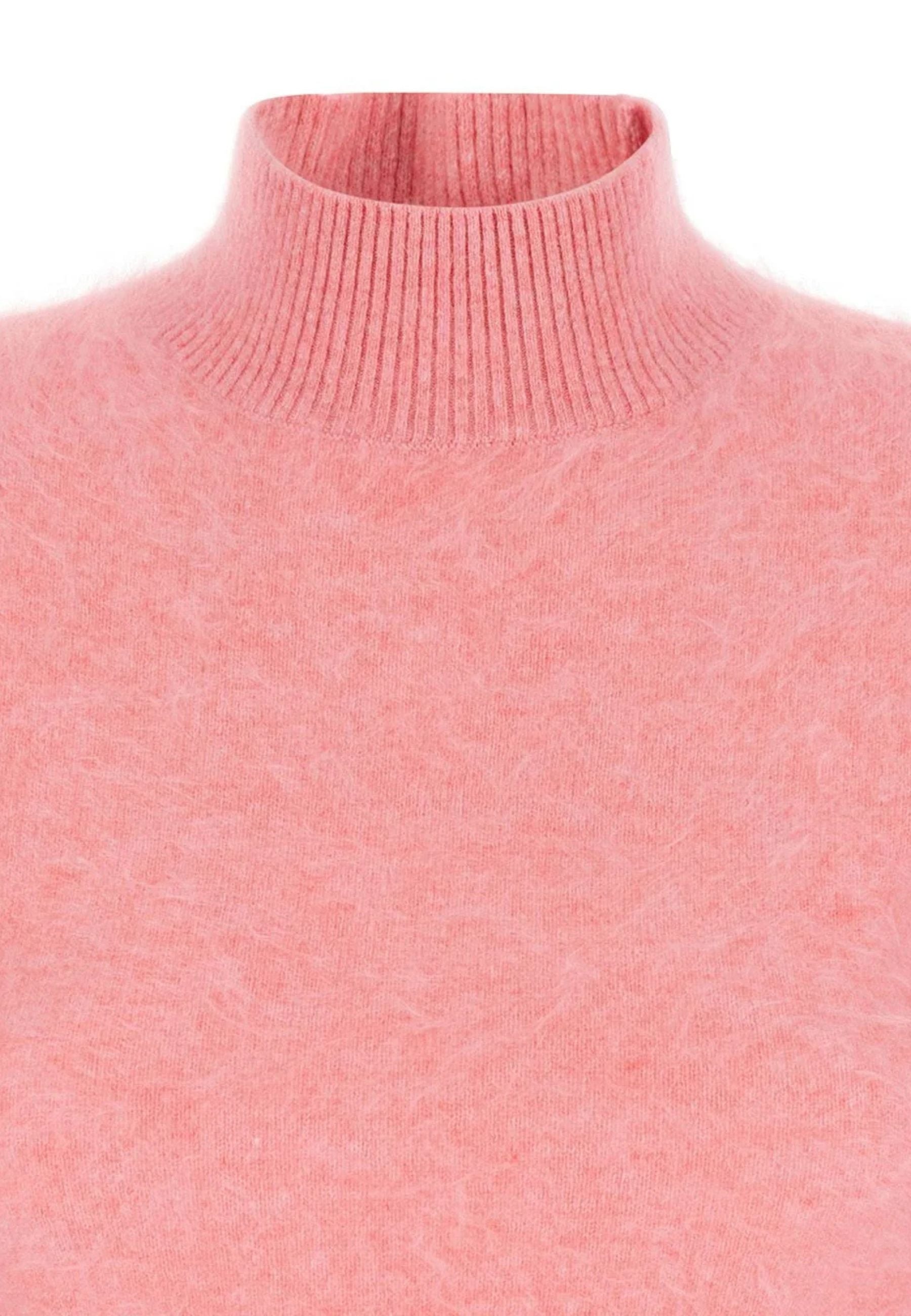 Sportmax Gubbio Maglione Crop in Puro Cashmere Rosa